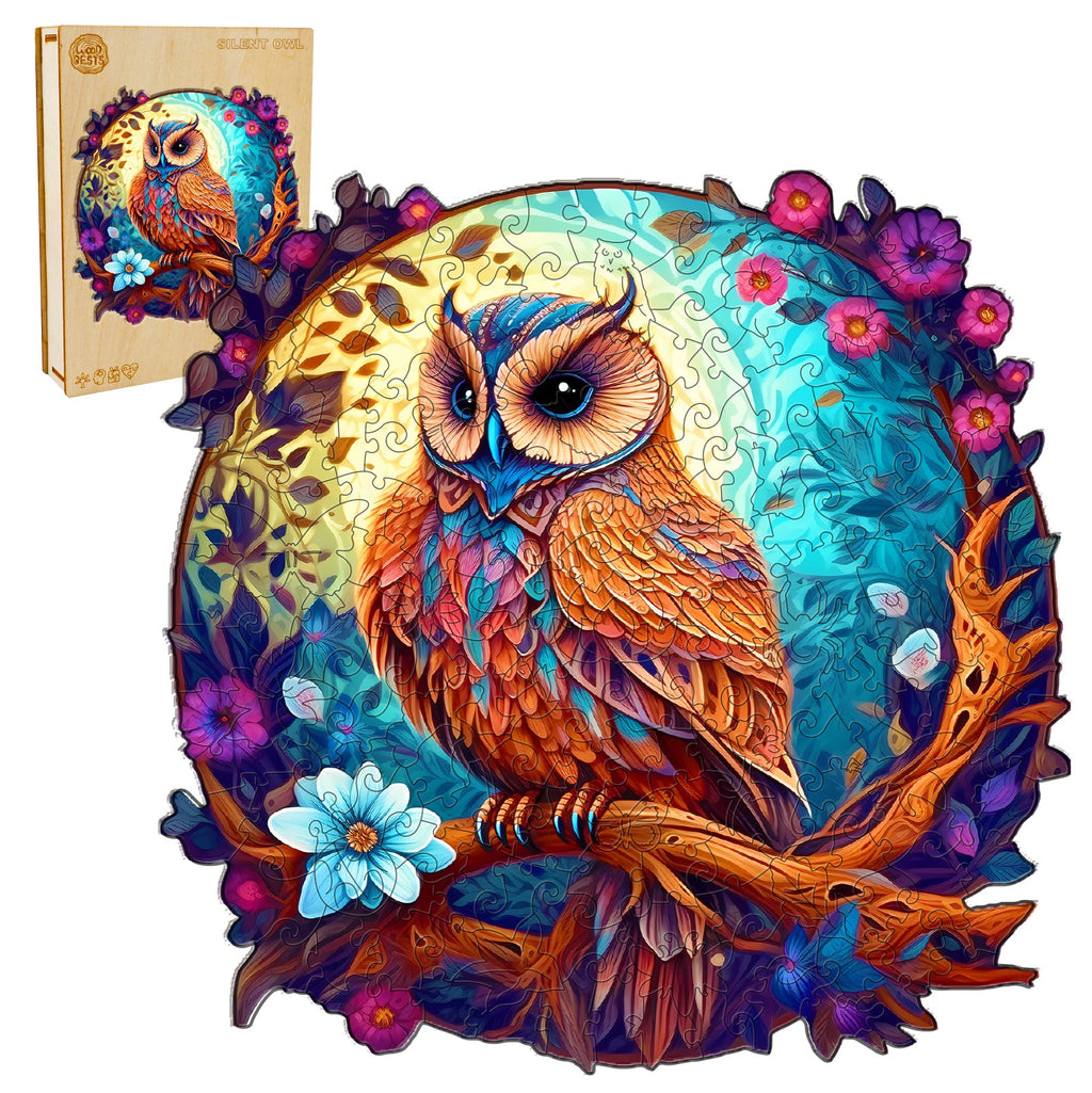 Silent Owl Wooden Jigsaw Puzzle