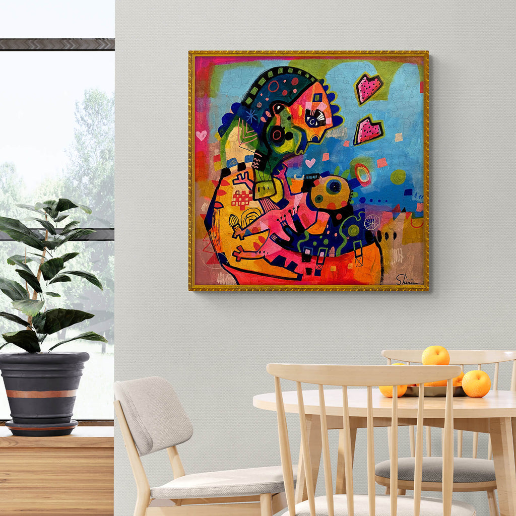 Mother and Son - By Artist Shirin Moarefi