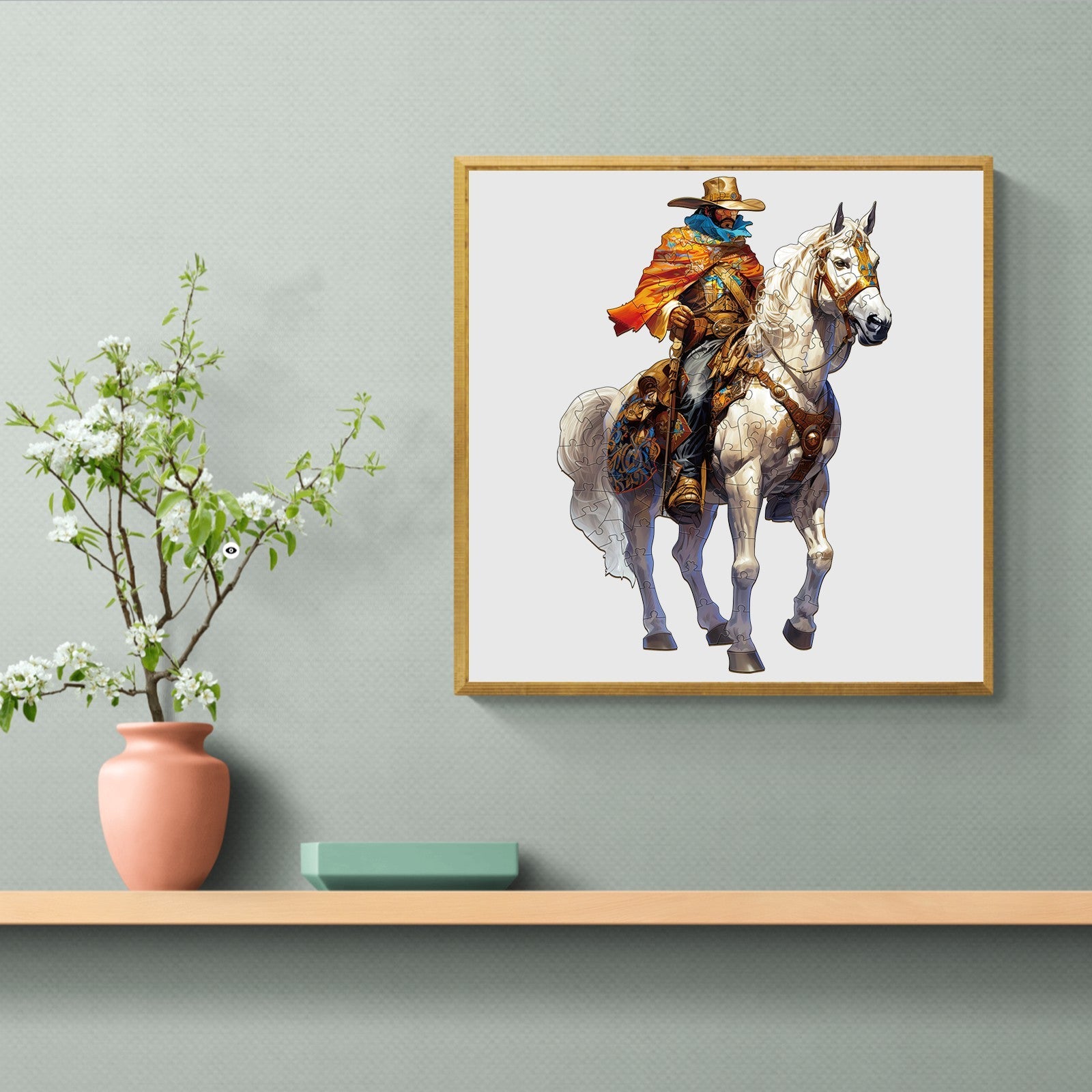 Cowboy Wooden Jigsaw Puzzle