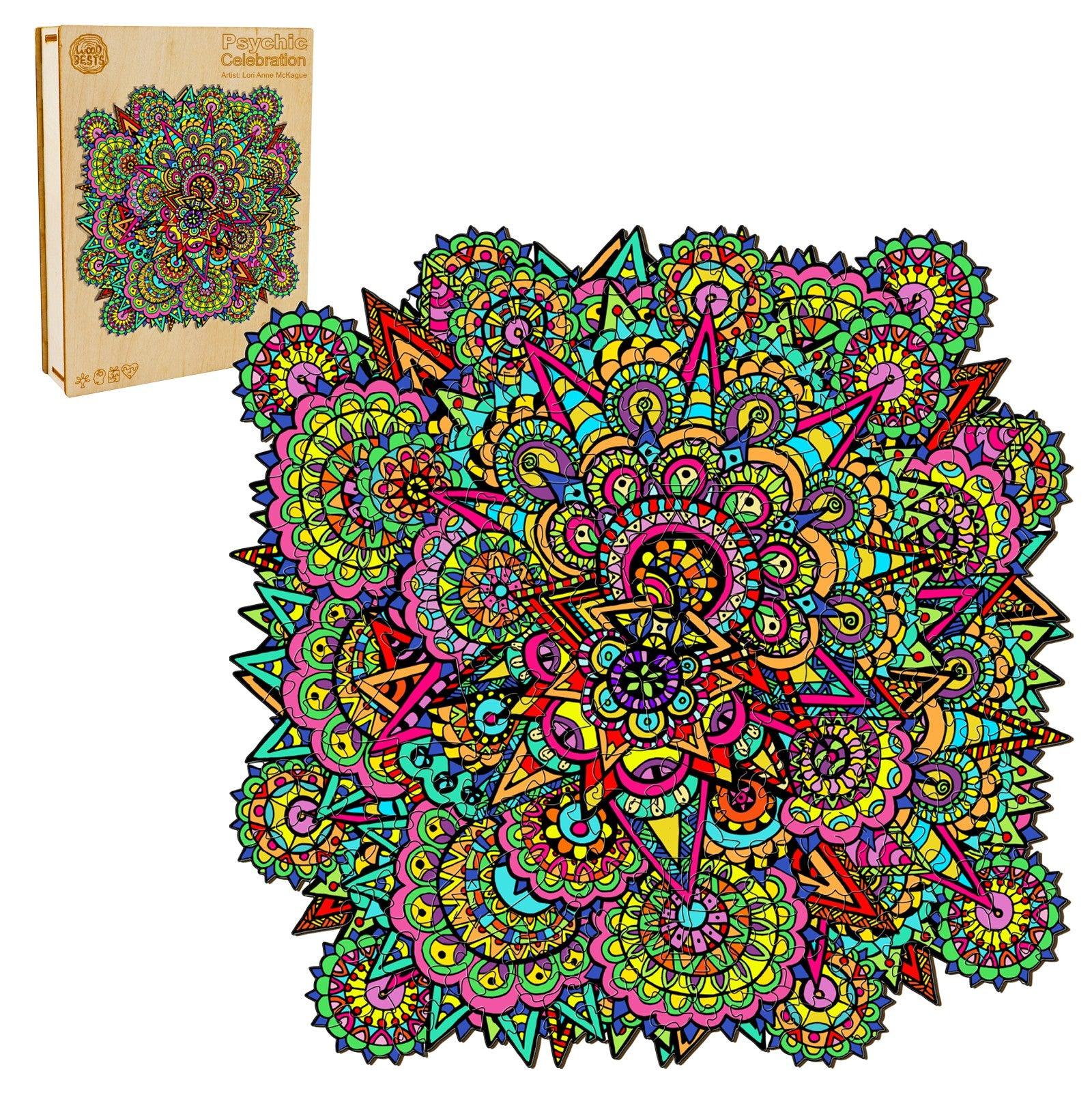 Mandala Psychic Celebration - By Artist Lori Anne McKague