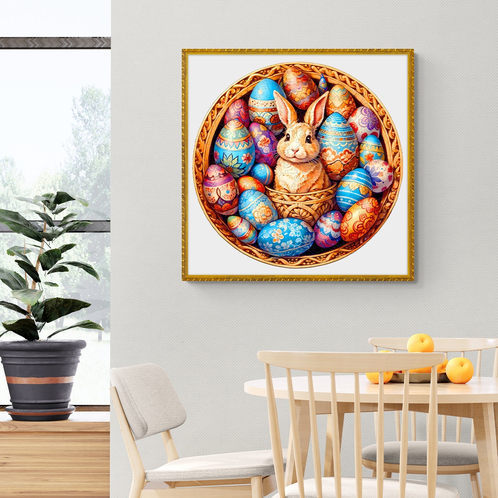 Easter Egg Wooden Jigsaw Puzzle