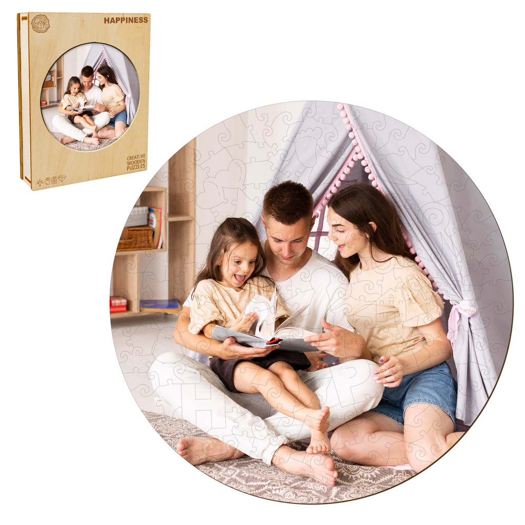 Personalized Photo Wooden Puzzle In Different Shapes and Themes