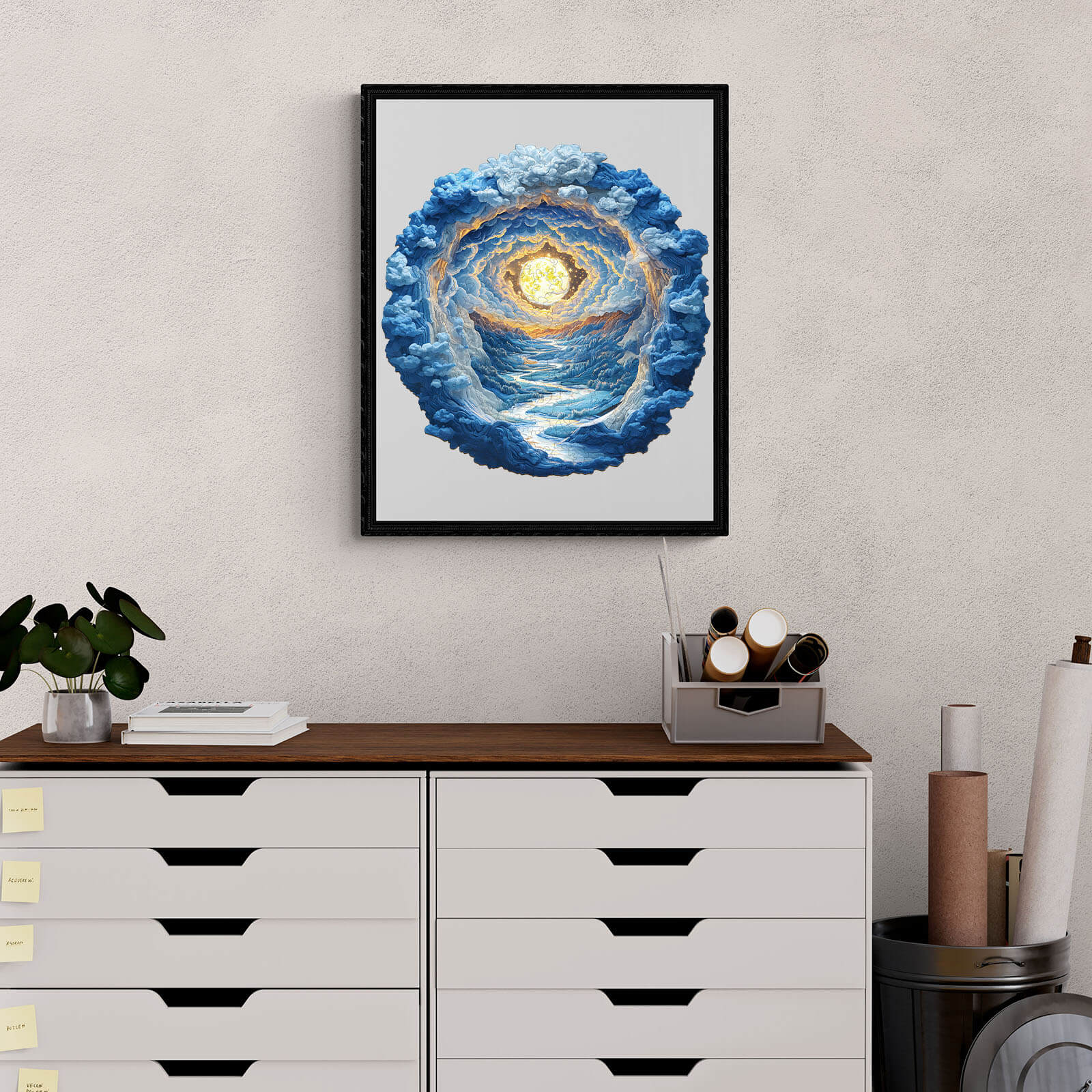 3D Moonlight Dreamscape Wooden Jigsaw Puzzle