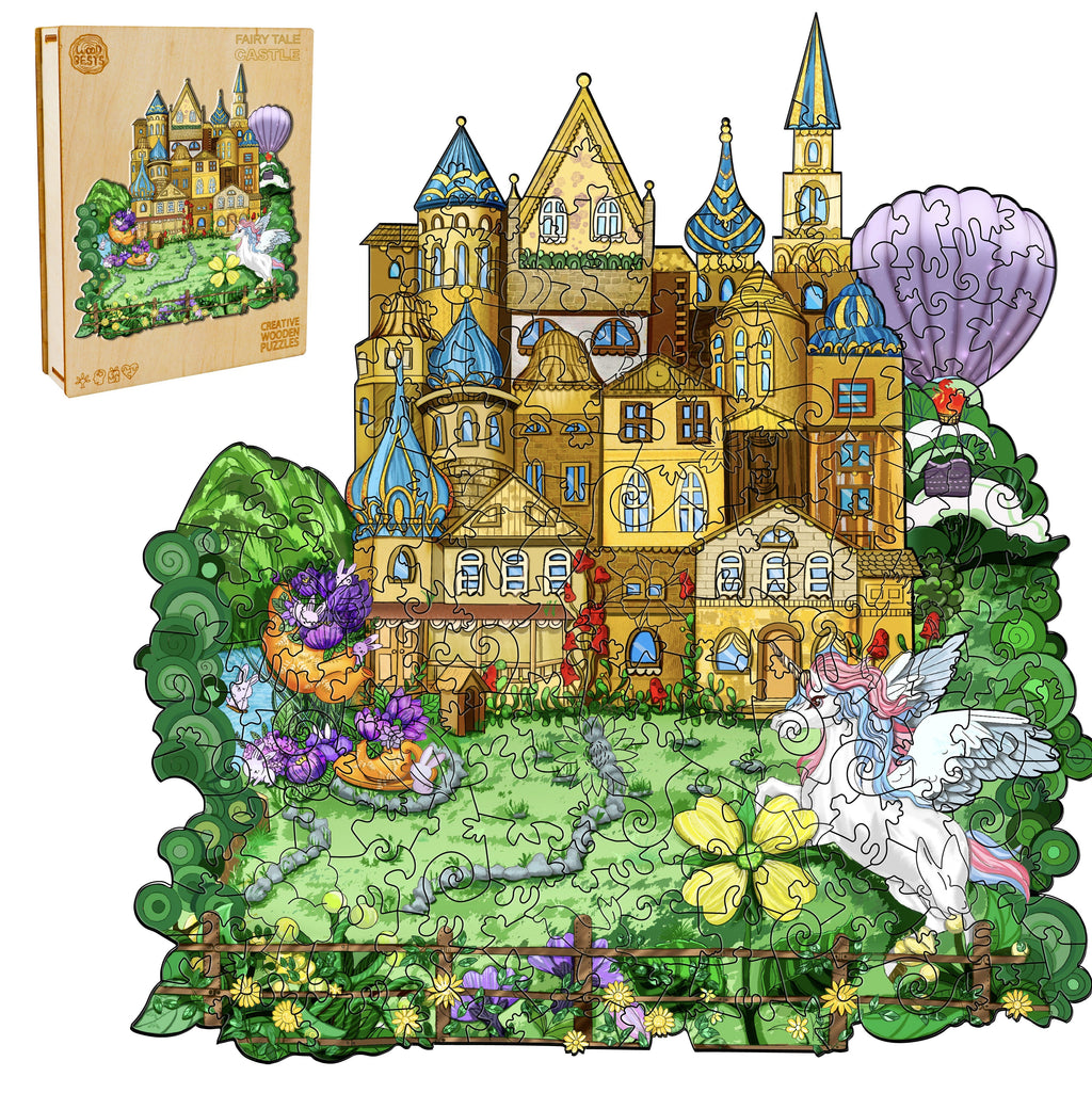 Fairy Tale Castle Wooden Jigsaw Puzzle
