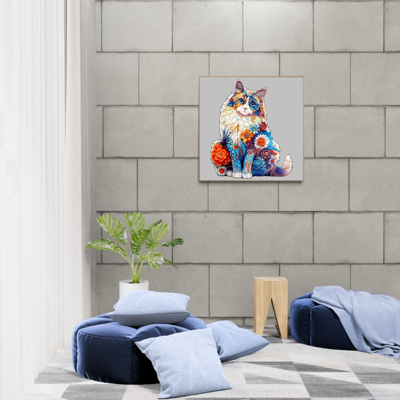 Ragdoll Cat Wooden Jigsaw Puzzle