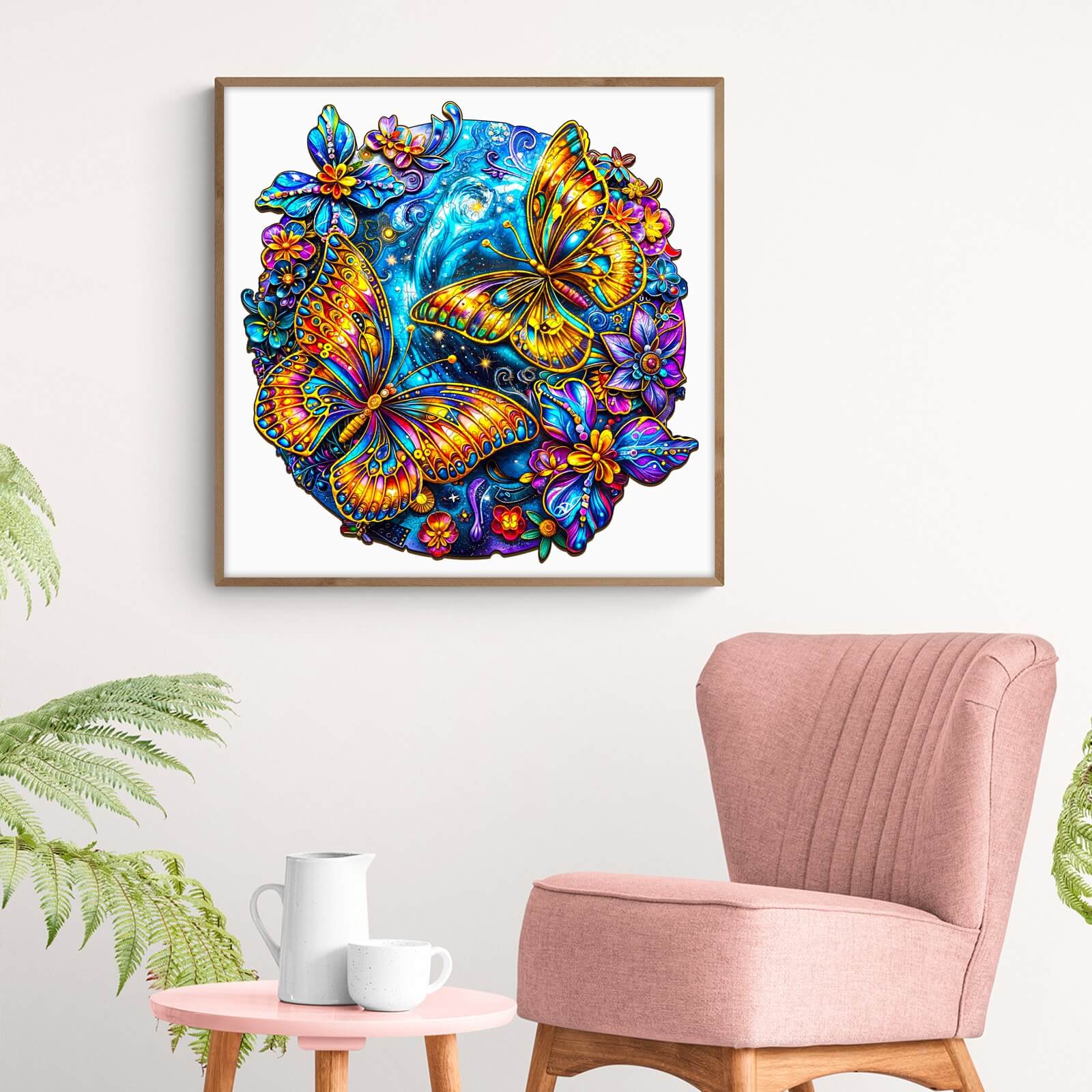Beautiful Butterflies Wooden Jigsaw Puzzle