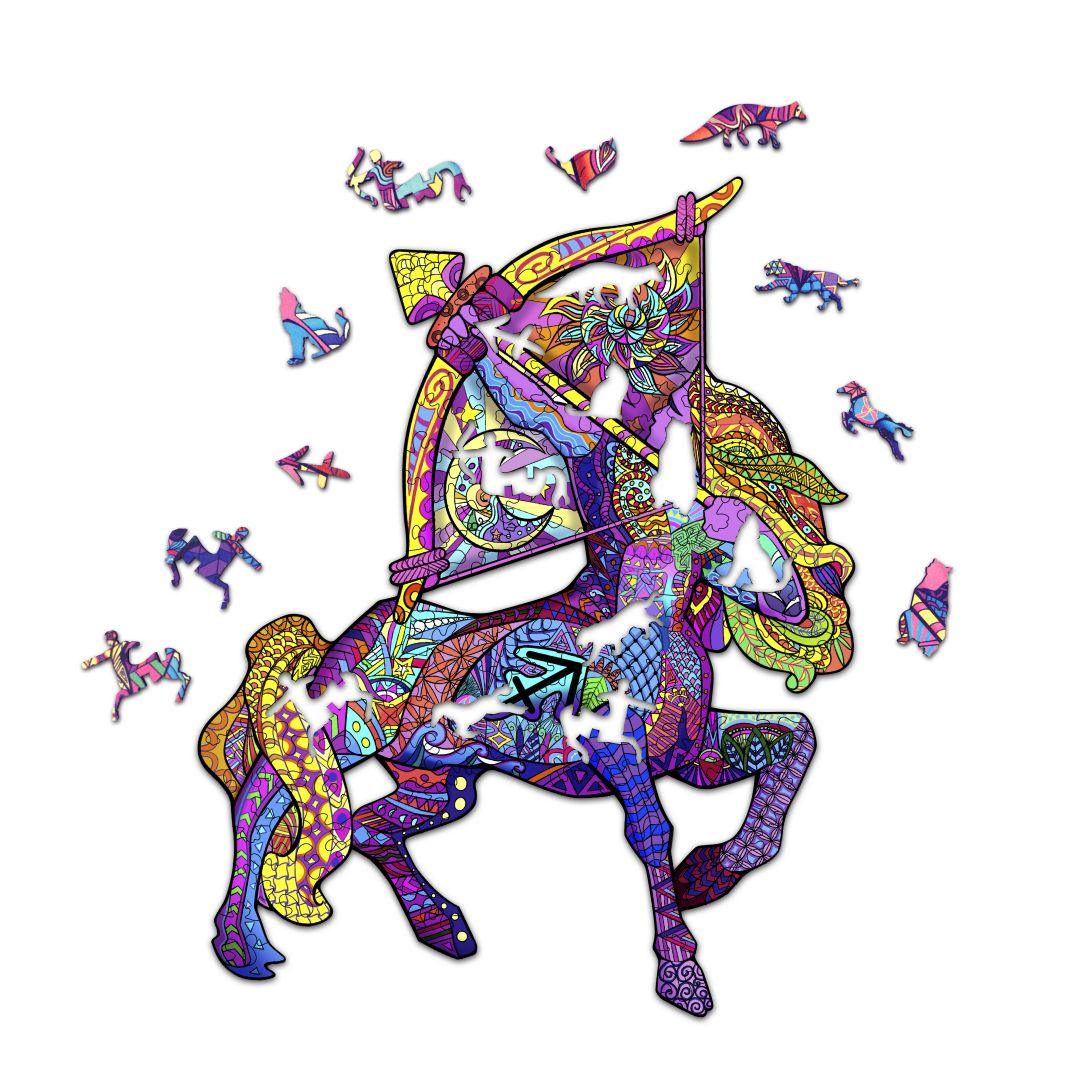 Constellation Sagittarius Wooden Jigsaw Puzzle