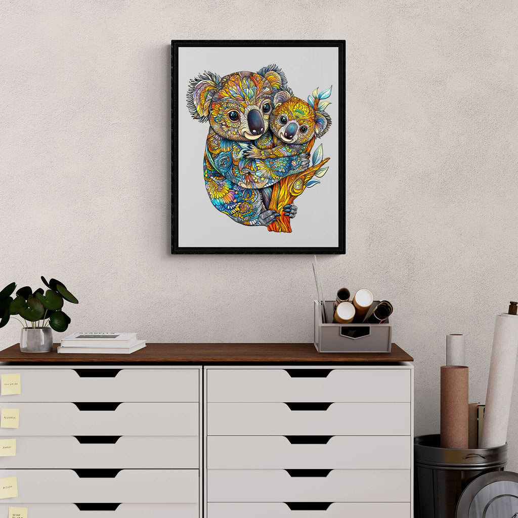 Koala Family Wooden Jigsaw Puzzle