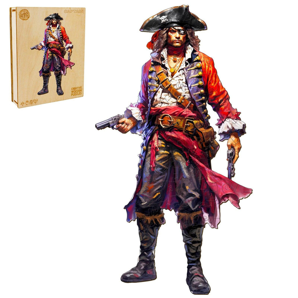 Captain Wooden Jigsaw Puzzle