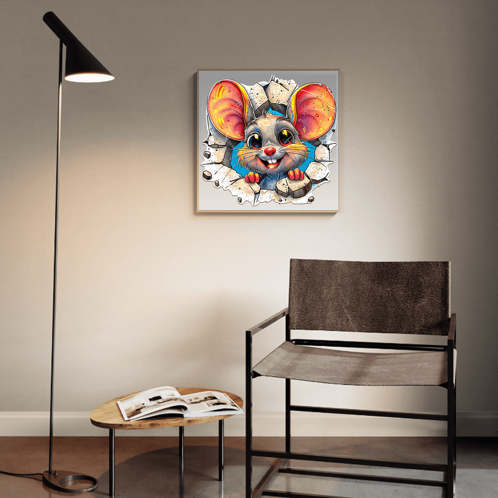 Wall Rat-1 Wooden Jigsaw Puzzle