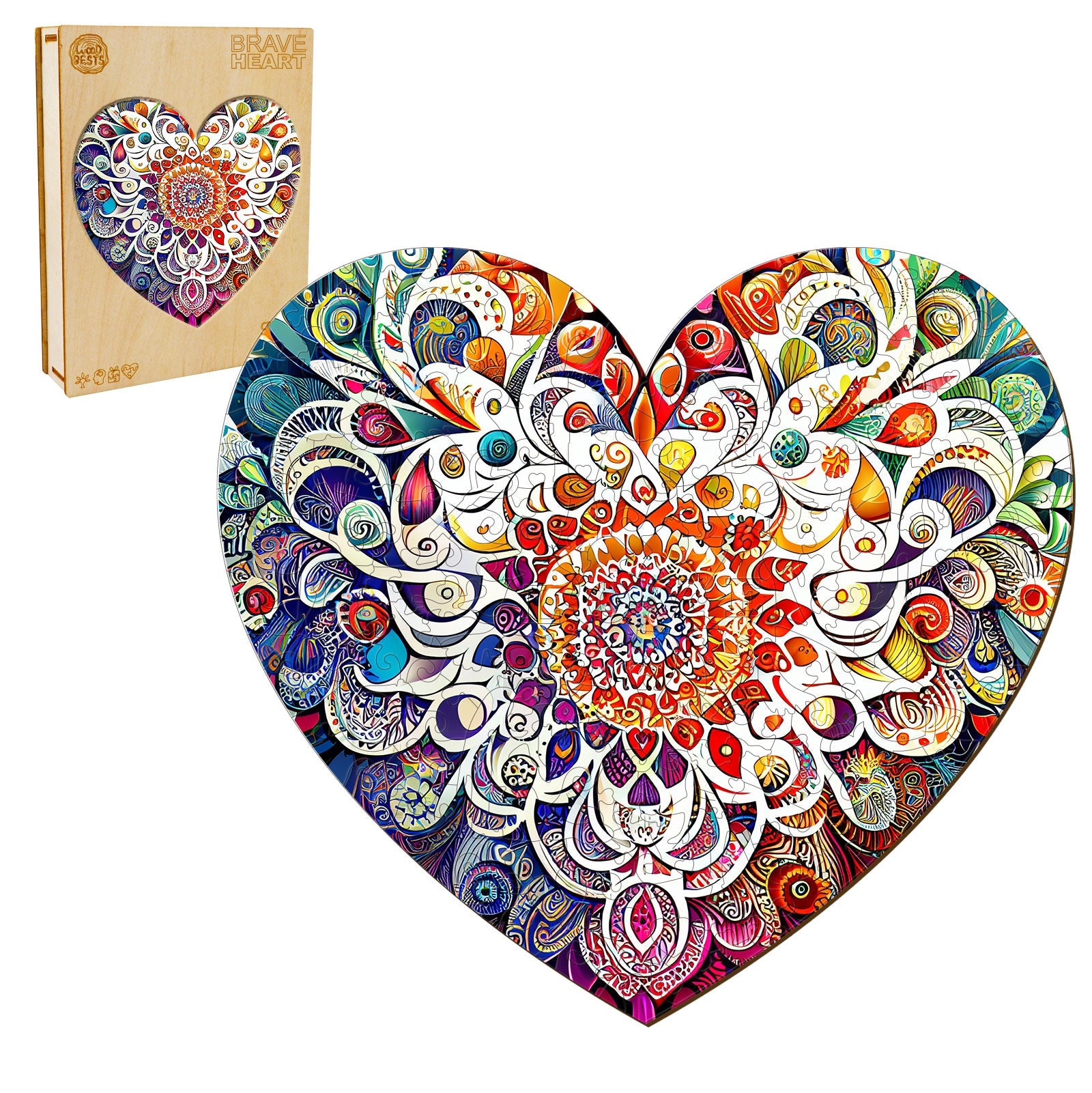 Brave Heart 2 Wooden Jigsaw Puzzle