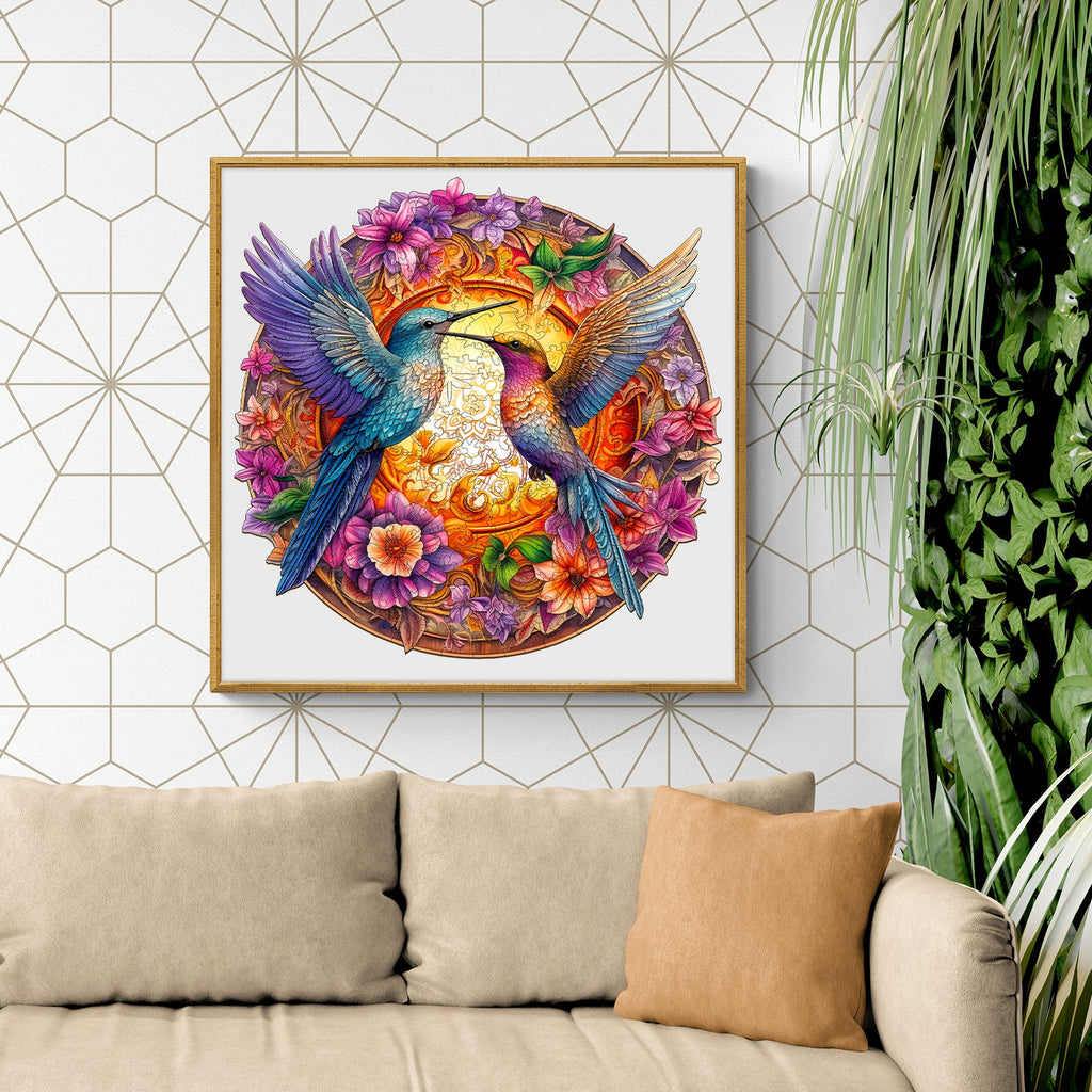 Hummingbirds Wooden Jigsaw Puzzle