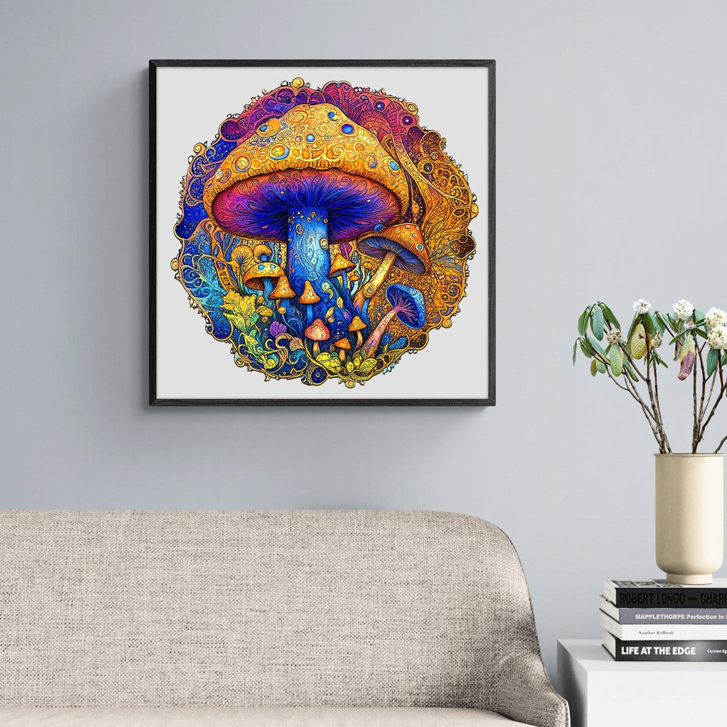 Mushroom Wooden Jigsaw Puzzle
