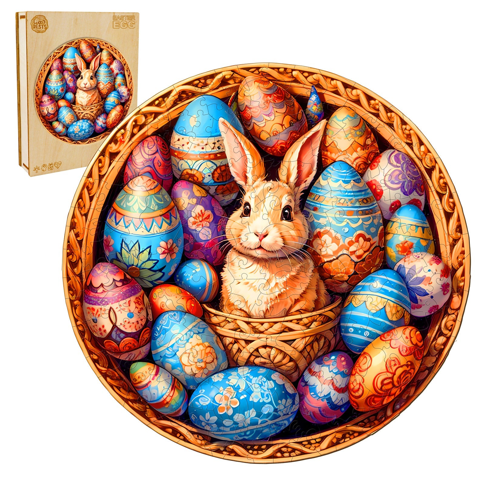 Easter Egg Wooden Jigsaw Puzzle