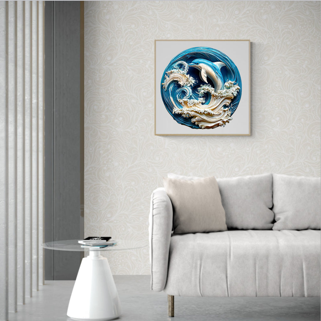 3D Dolphin-2 Wooden Jigsaw Puzzle