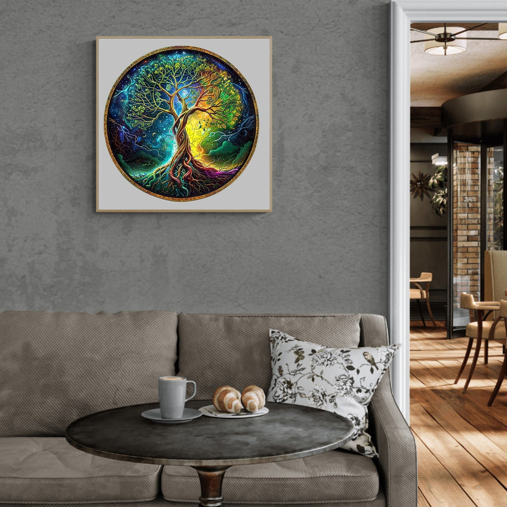 Aurora Tree of Life-3 Wooden Jigsaw Puzzle
