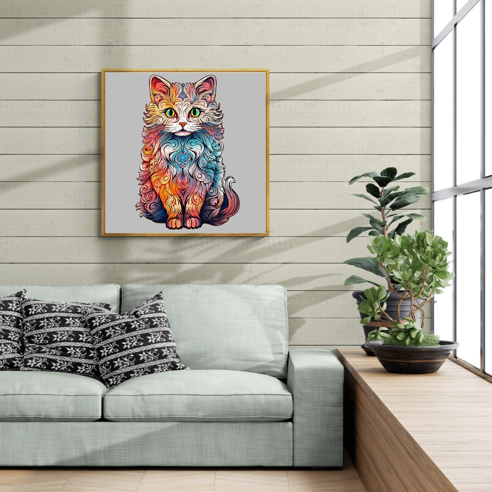 Persian Cat-2 Wooden Jigsaw Puzzle