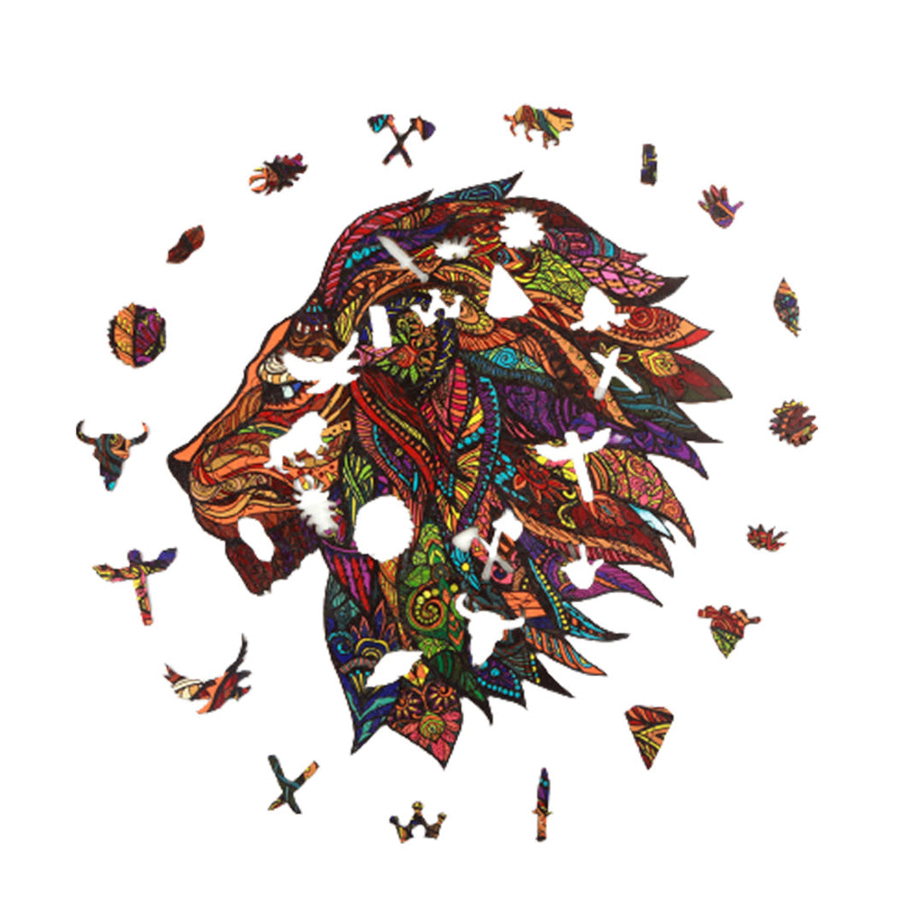 The Jungle King Wooden Jigsaw Puzzle