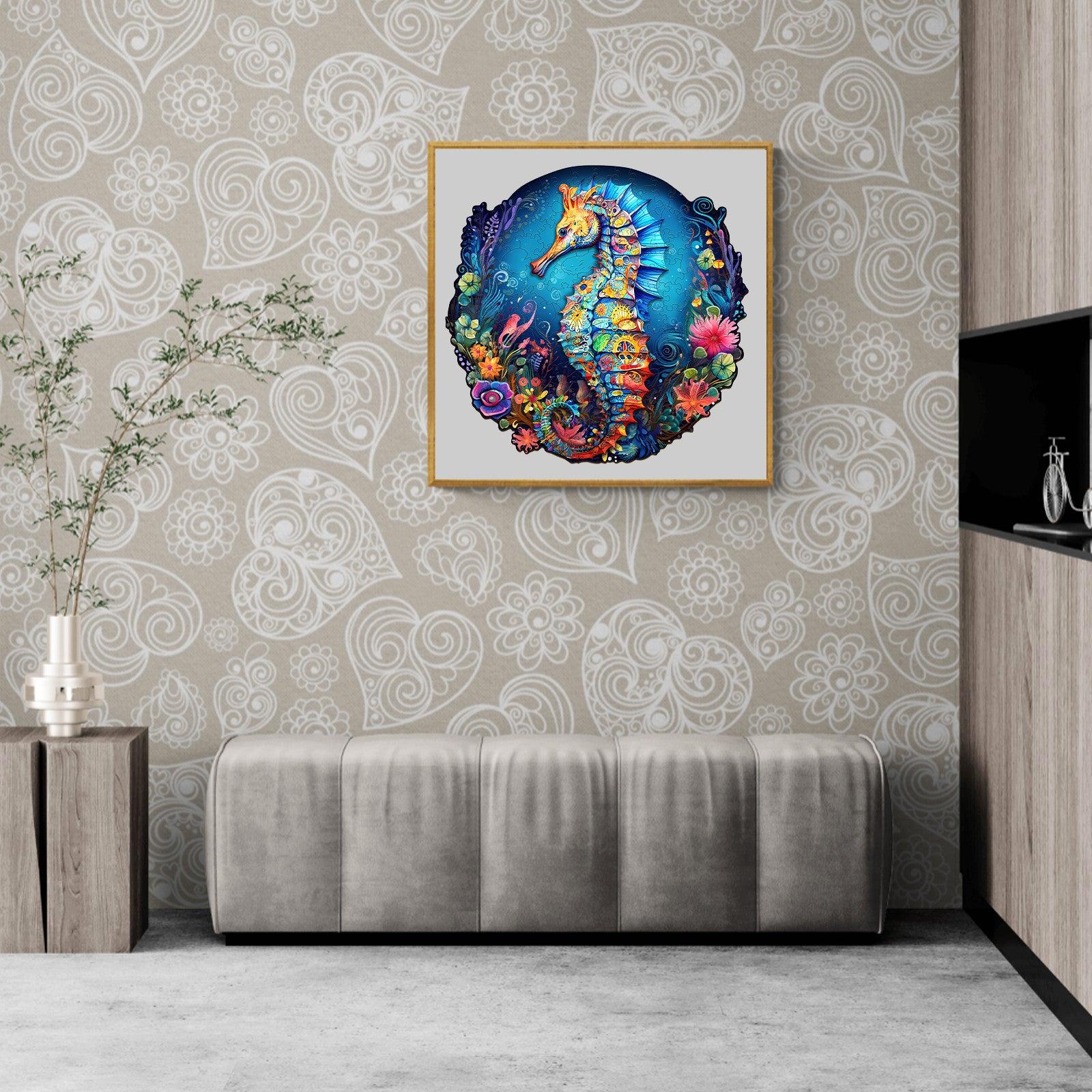 Seahorse-2 Wooden Jigsaw Puzzle