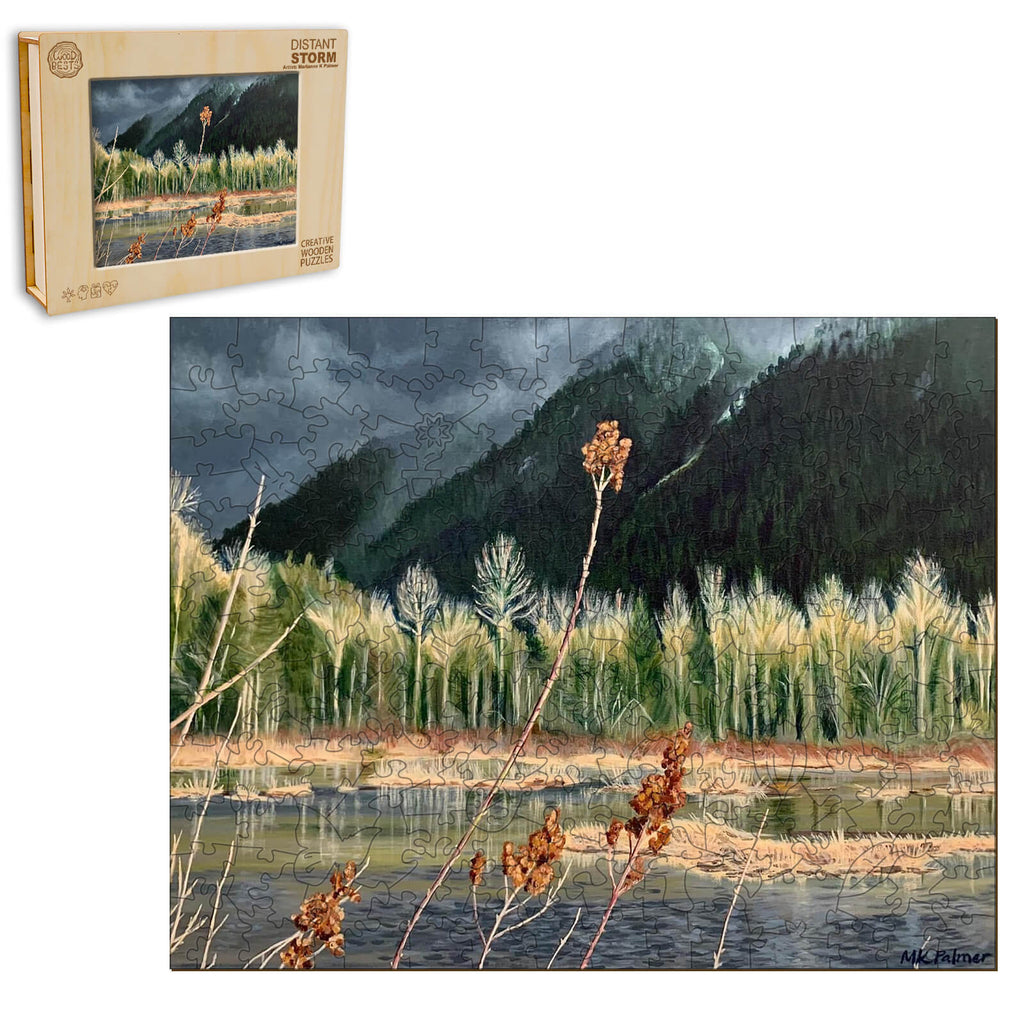 Distant Storm - By Artist Marianne K Palmer