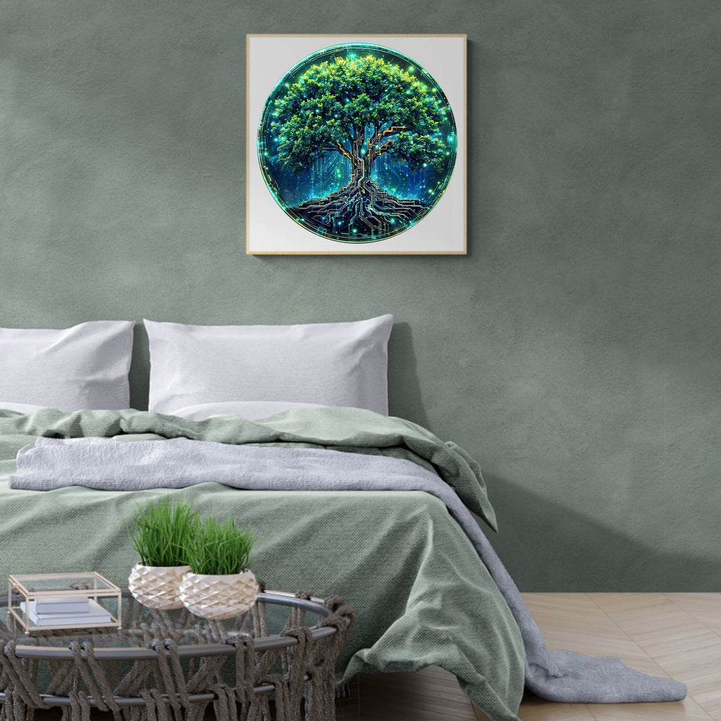 Mechanical tree of life Wooden Jigsaw Puzzle