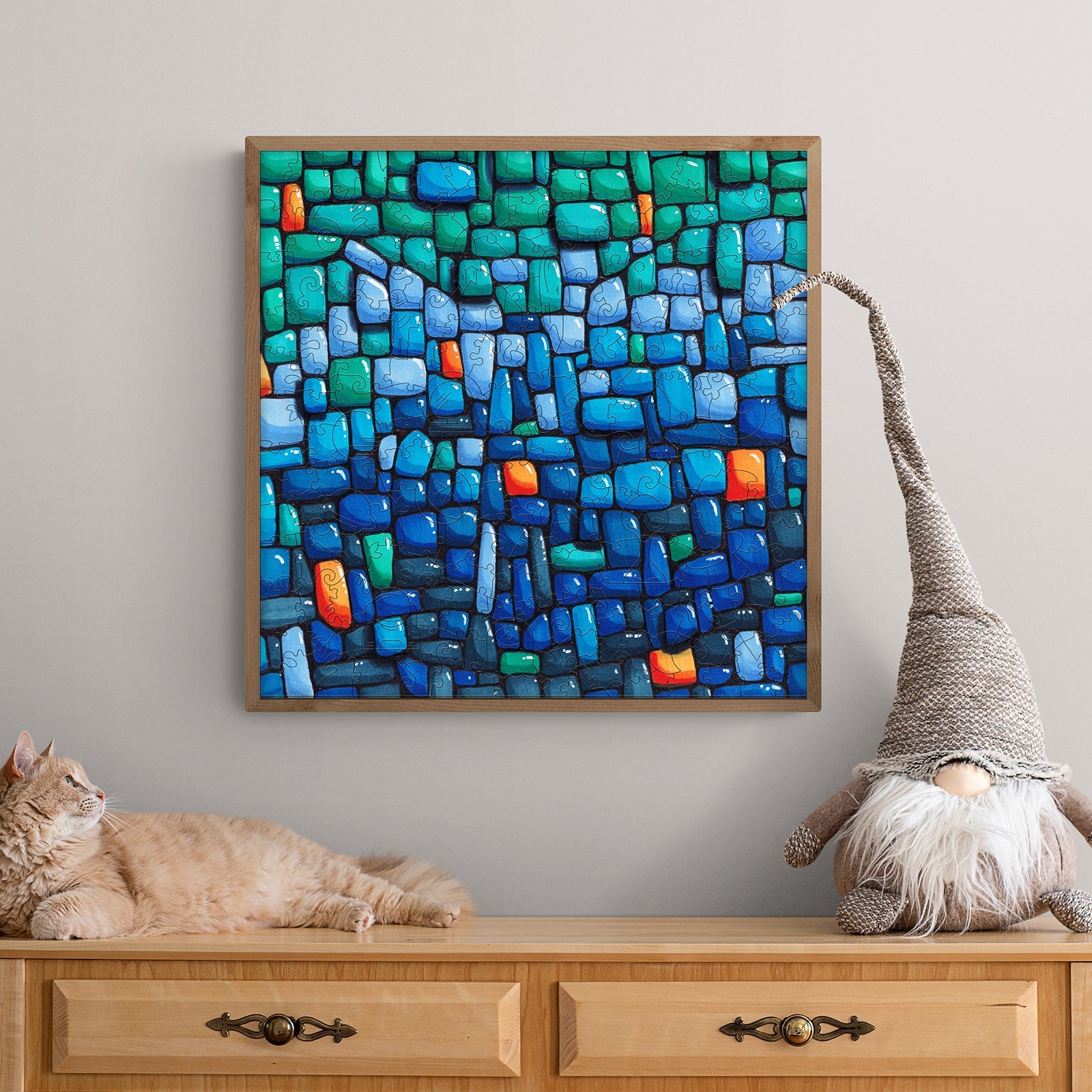 Blue Wall - By Artist Erin Desjardine