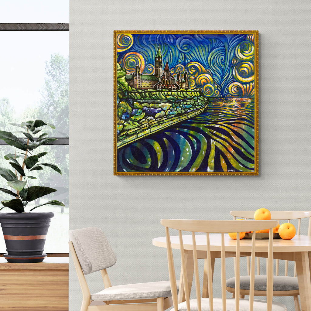 Parliament Glow - By Artist Sarah Bradfield