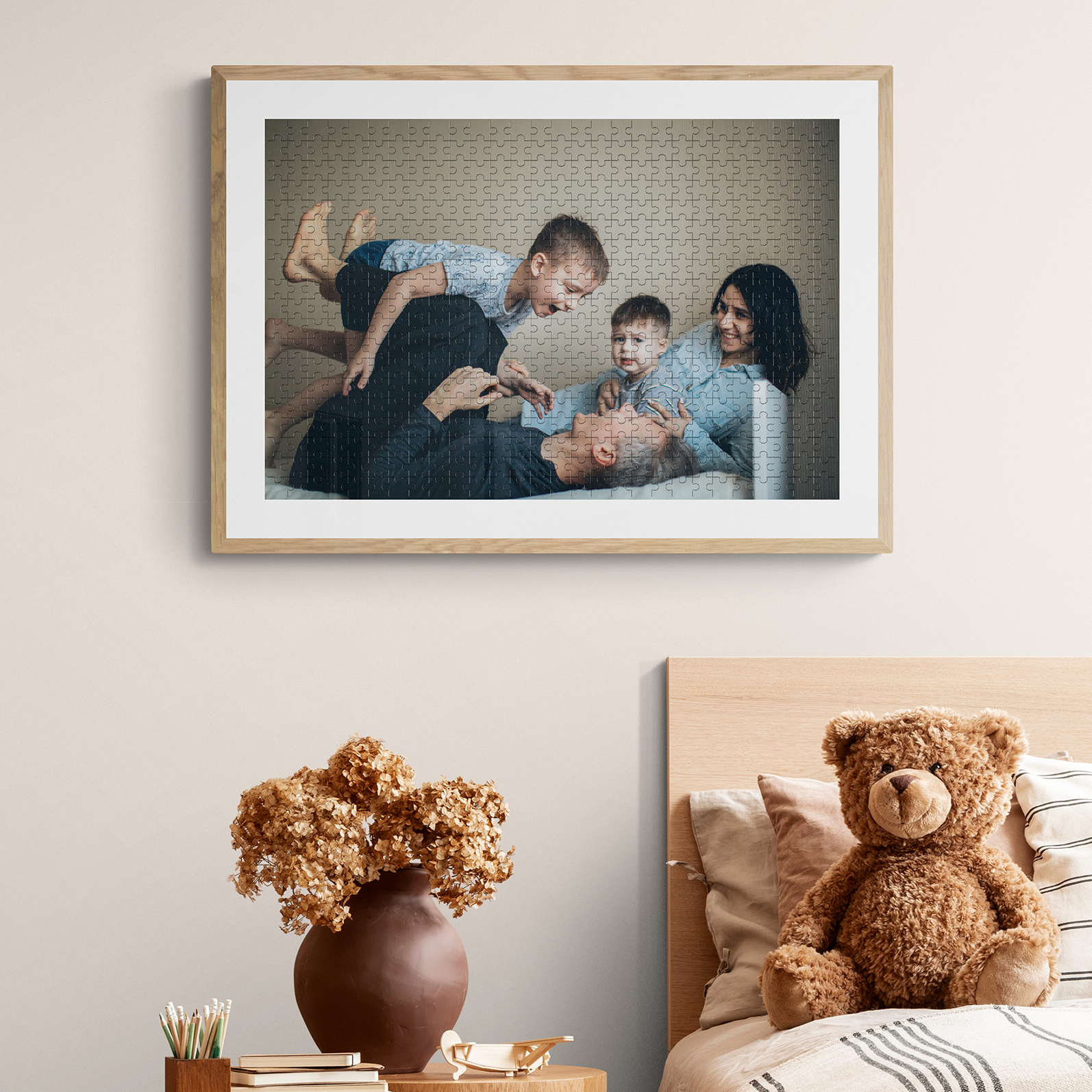 500/1000-piece Custom Photo Jigsaw Puzzle For Family