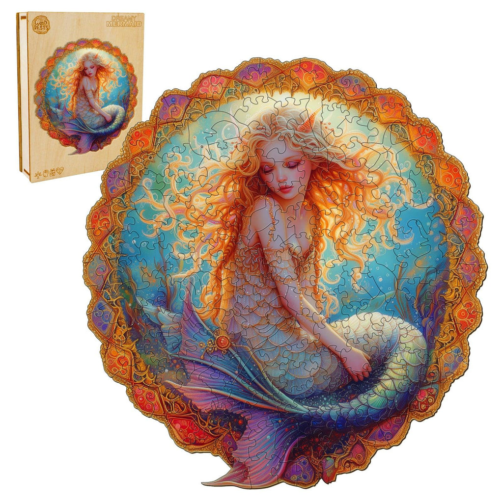 Flash Sale⚡  Dreamy Mermaid Wooden Jigsaw Puzzle