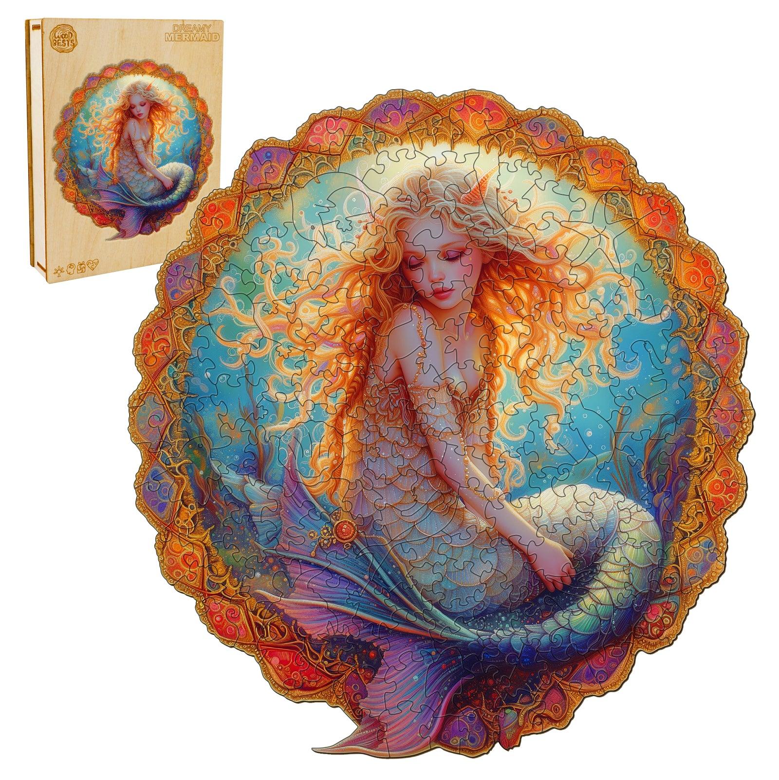Flash Sale⚡  Dreamy Mermaid Wooden Jigsaw Puzzle