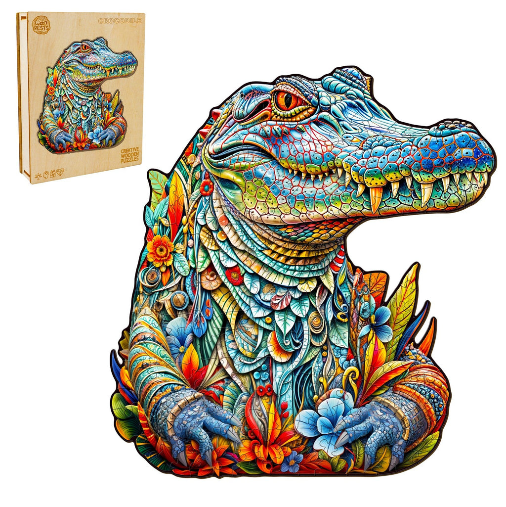 Crocodile Wooden Jigsaw Puzzle