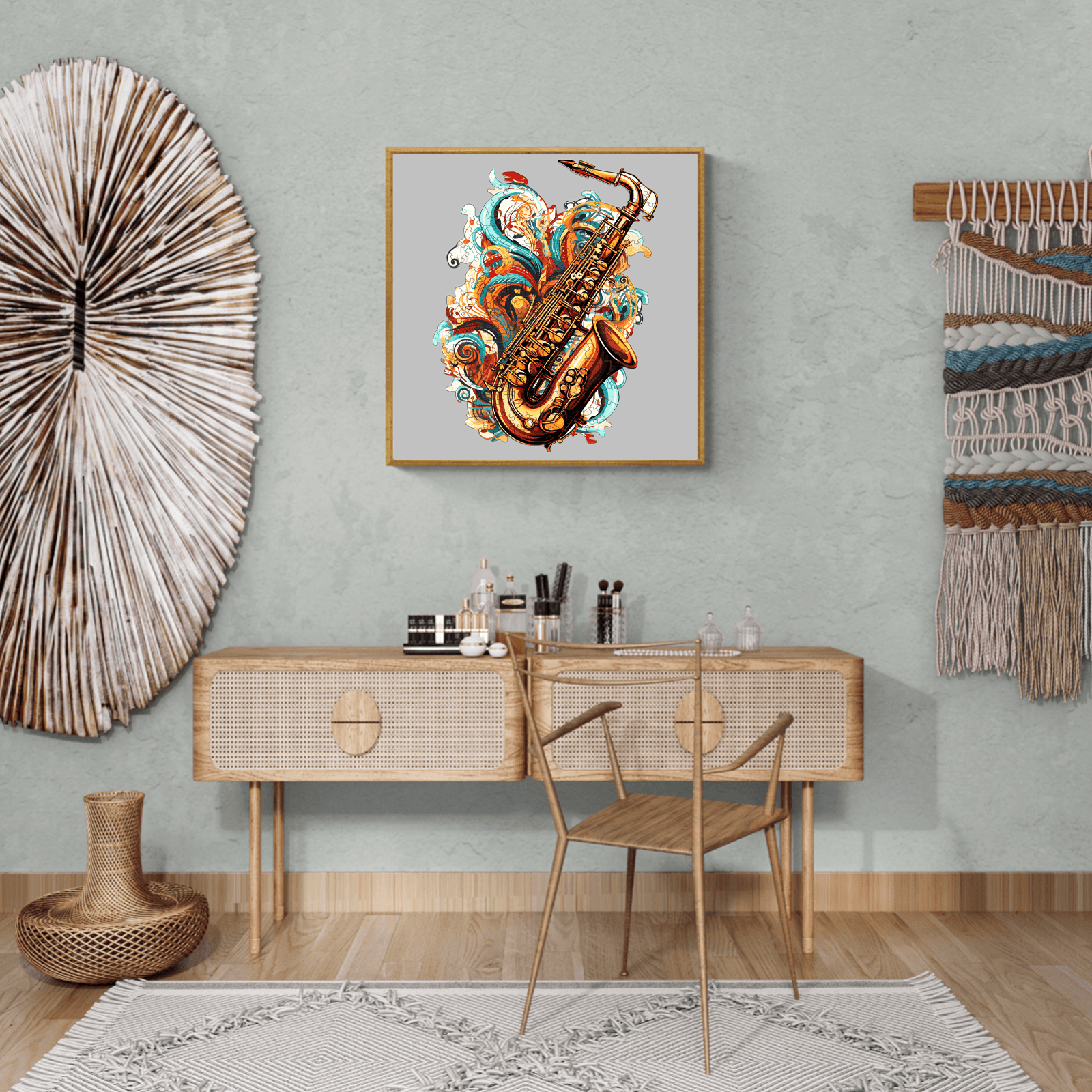 The Melodious Saxophone Wooden Jigsaw Puzzle