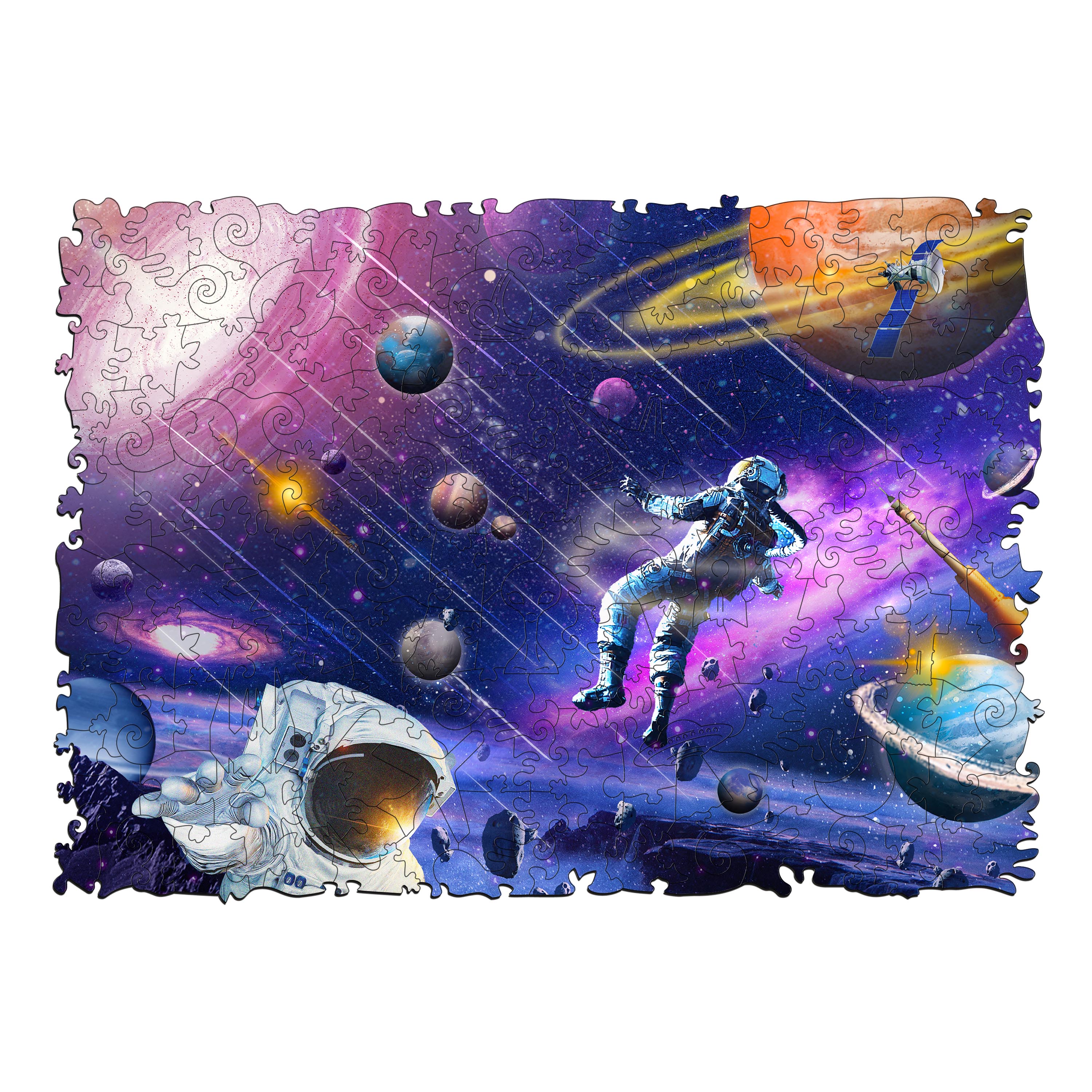 Space Exploration Wooden Jigsaw Puzzle