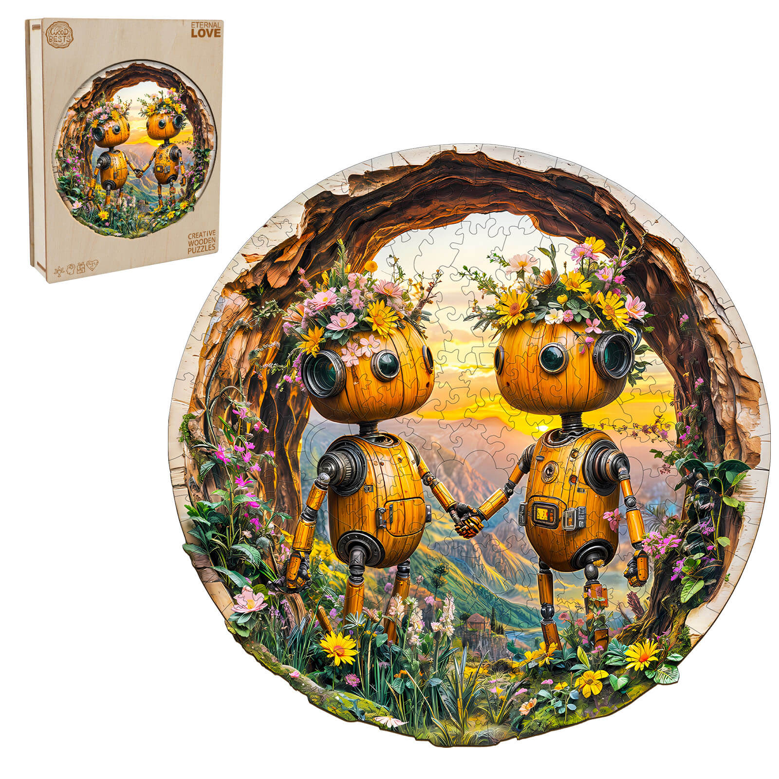 Eternal Love Wooden Jigsaw Puzzle