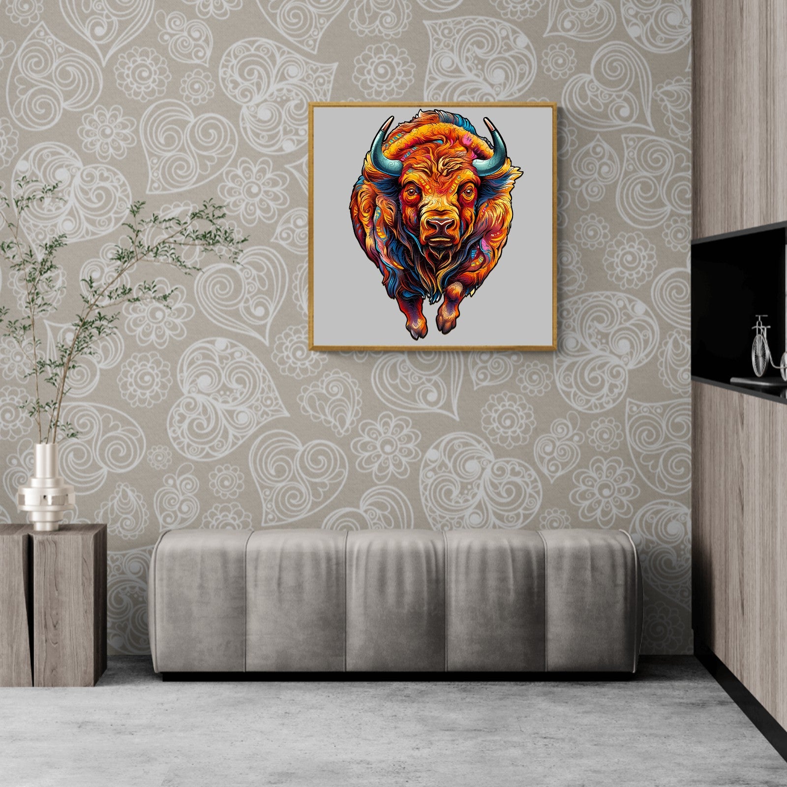 American Bison Wooden Jigsaw Puzzle
