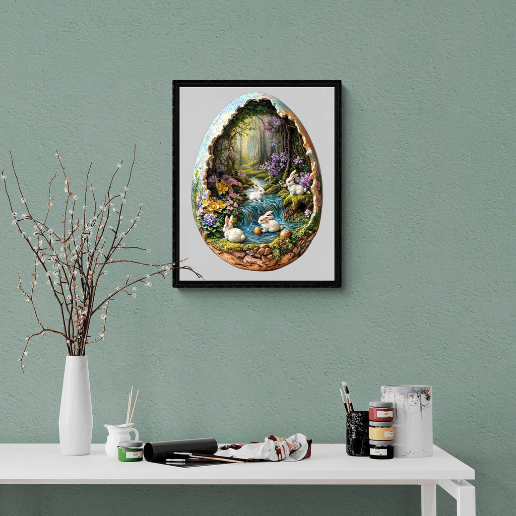 Wonderland Easter-3 Wooden Jigsaw Puzzle