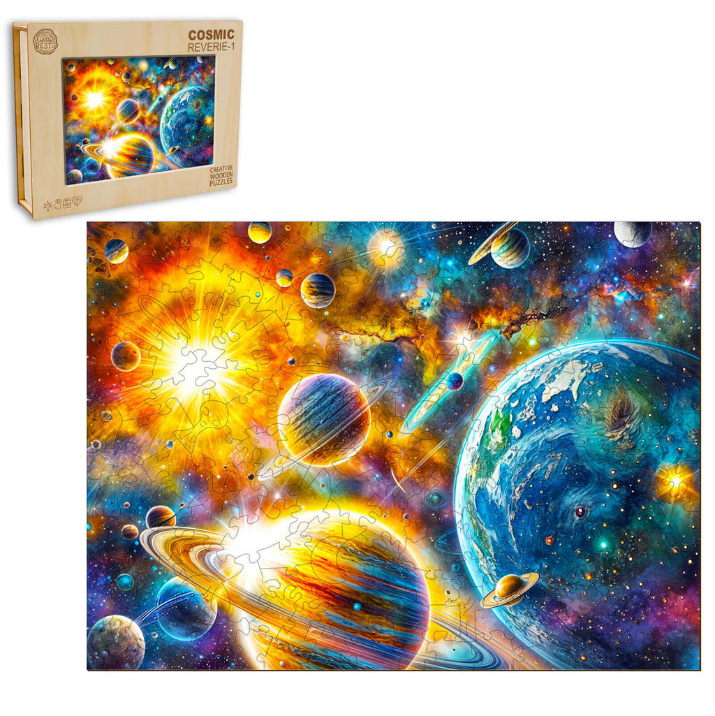 Cosmic Reverie-1 Wooden Jigsaw Puzzle