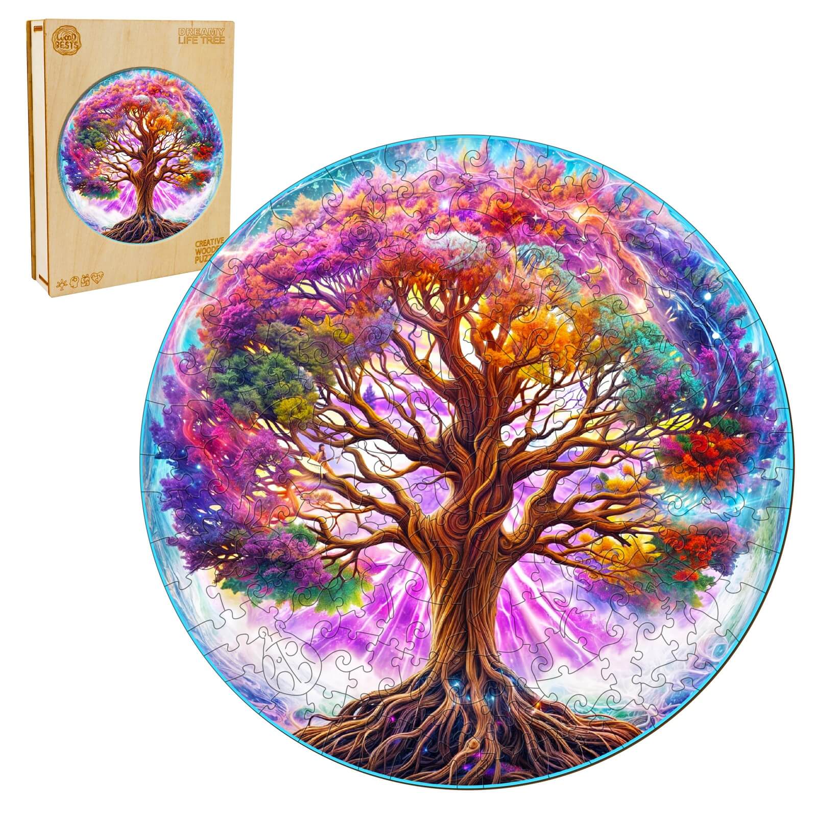 Dreamy Life Tree Wooden Jigsaw Puzzle