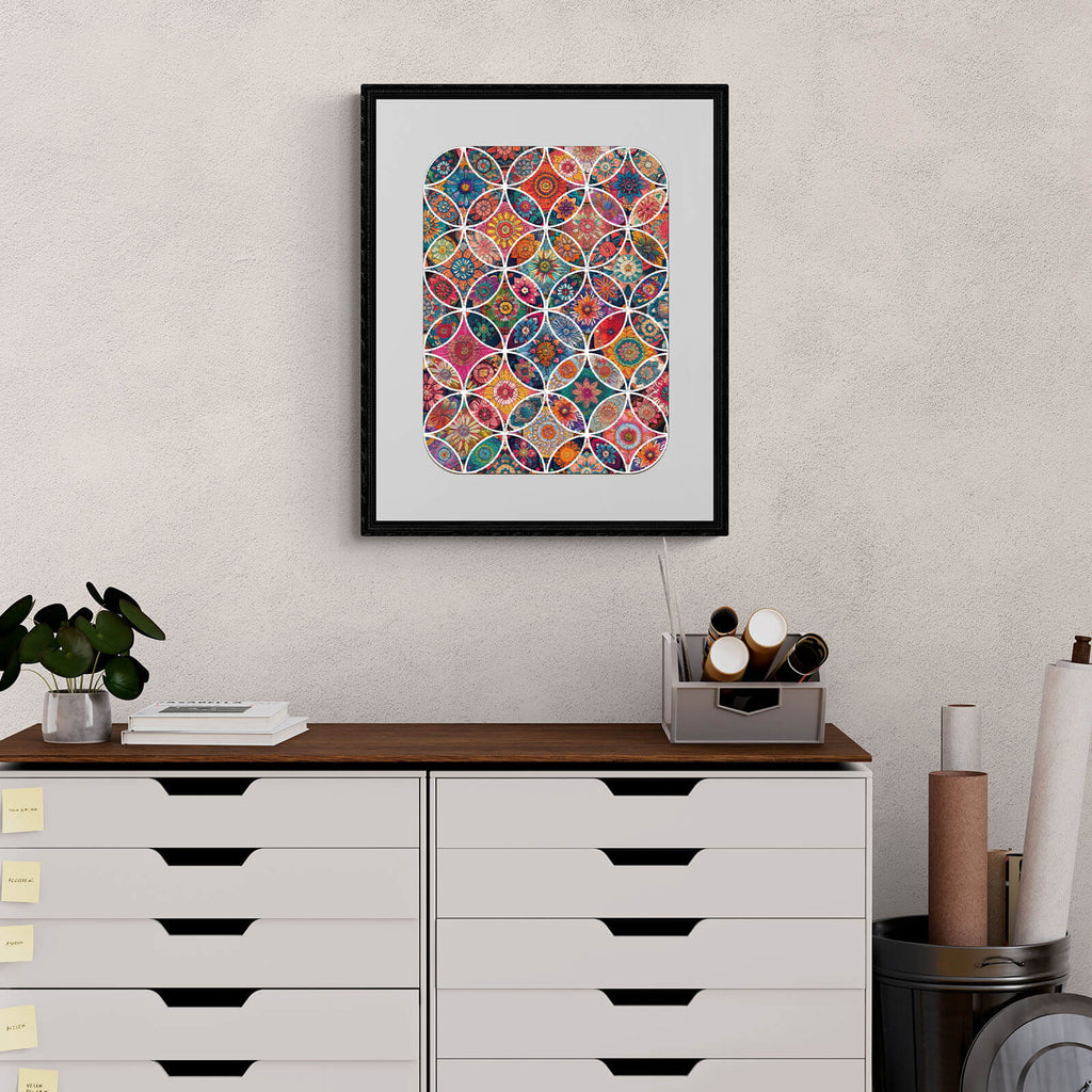 Floral Universe Wooden Jigsaw Puzzle