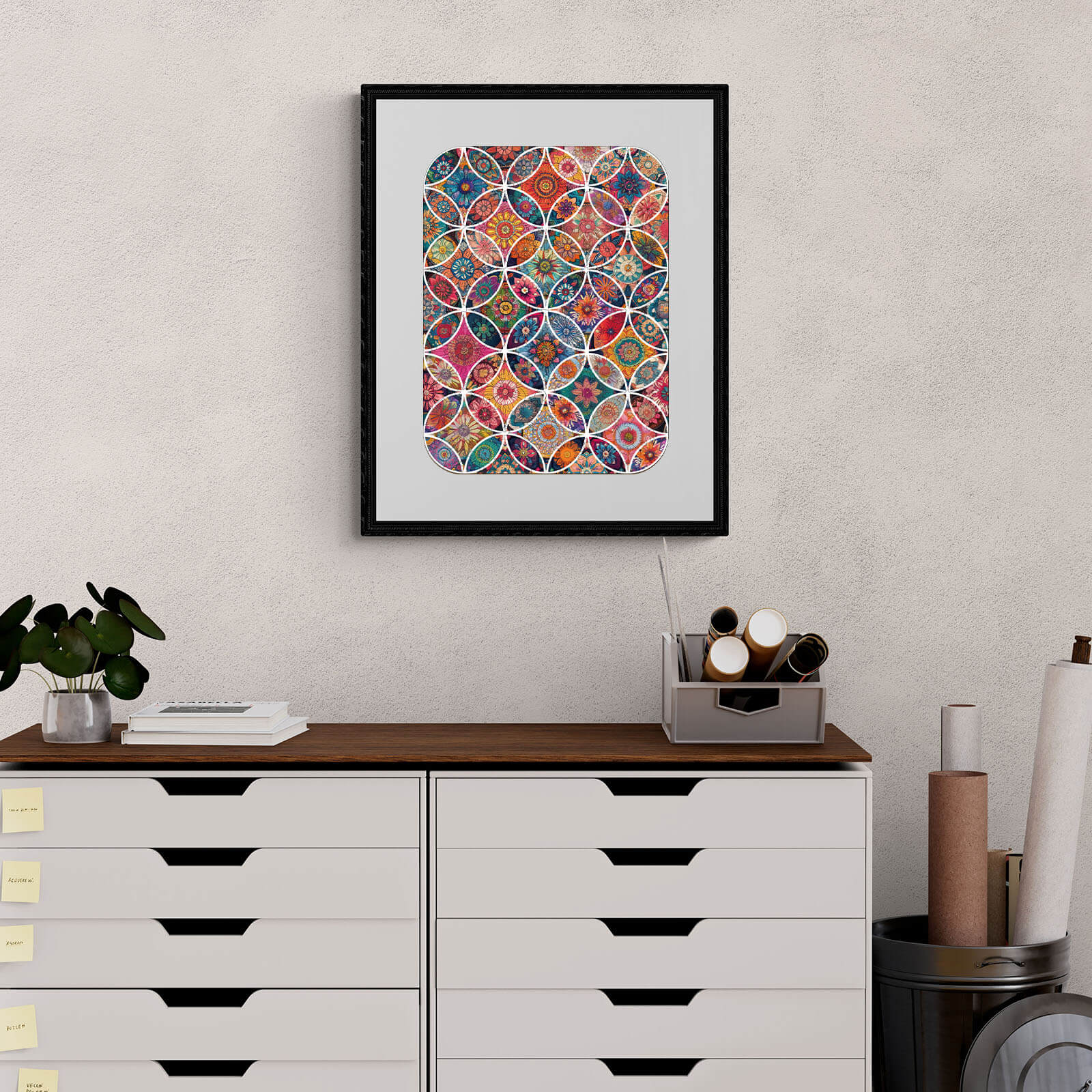 Floral Universe Wooden Jigsaw Puzzle