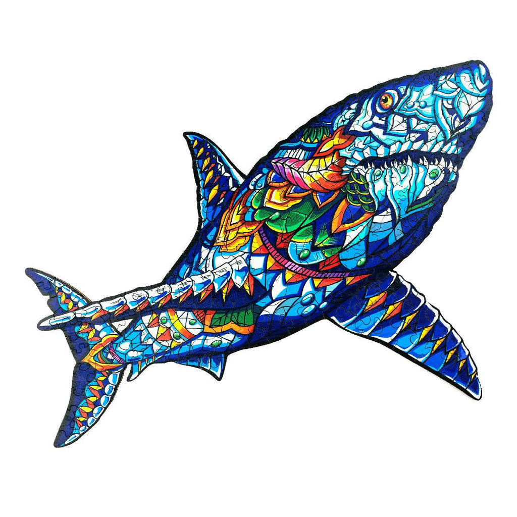 Shake Shark Wooden Jigsaw Puzzle