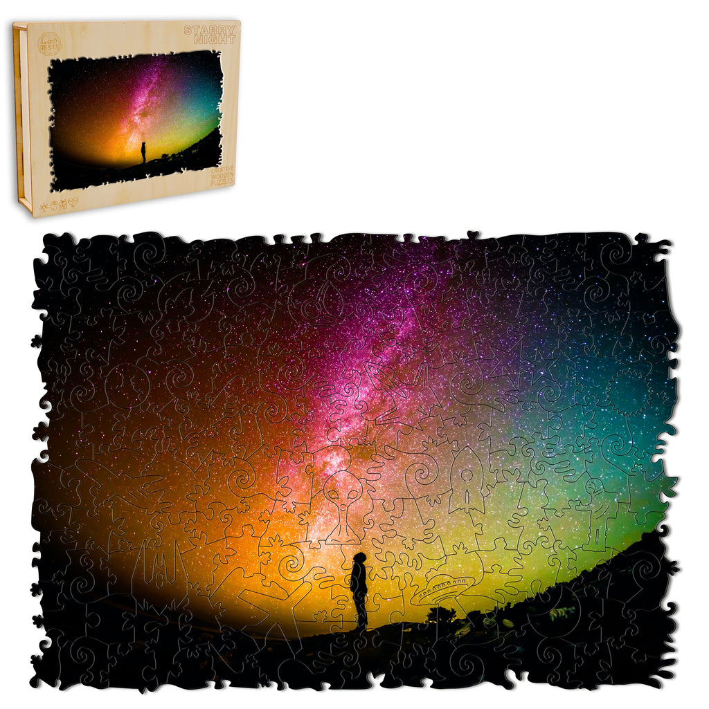 The Stargazer Wooden Jigsaw Puzzle