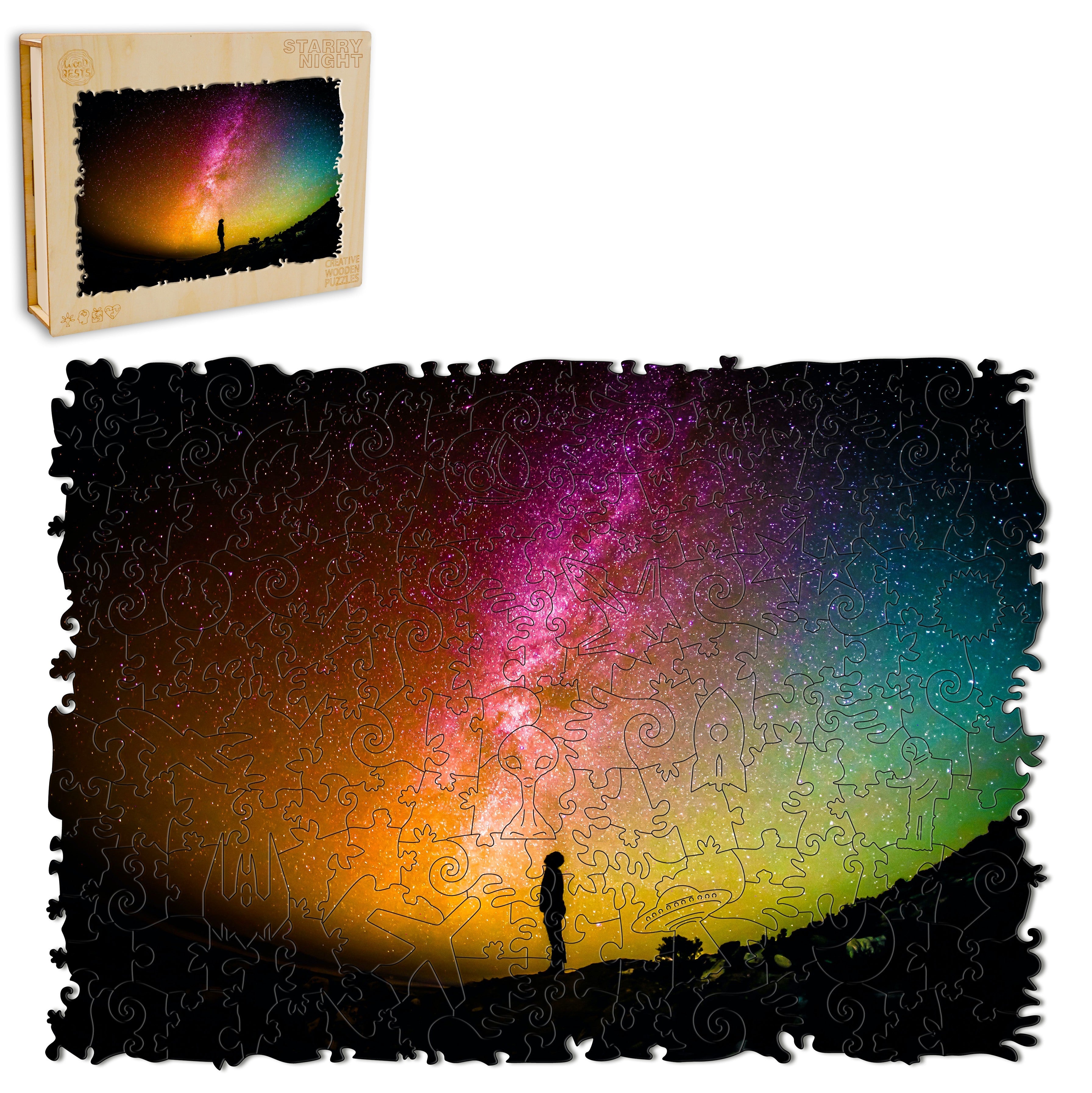 The Stargazer Wooden Jigsaw Puzzle