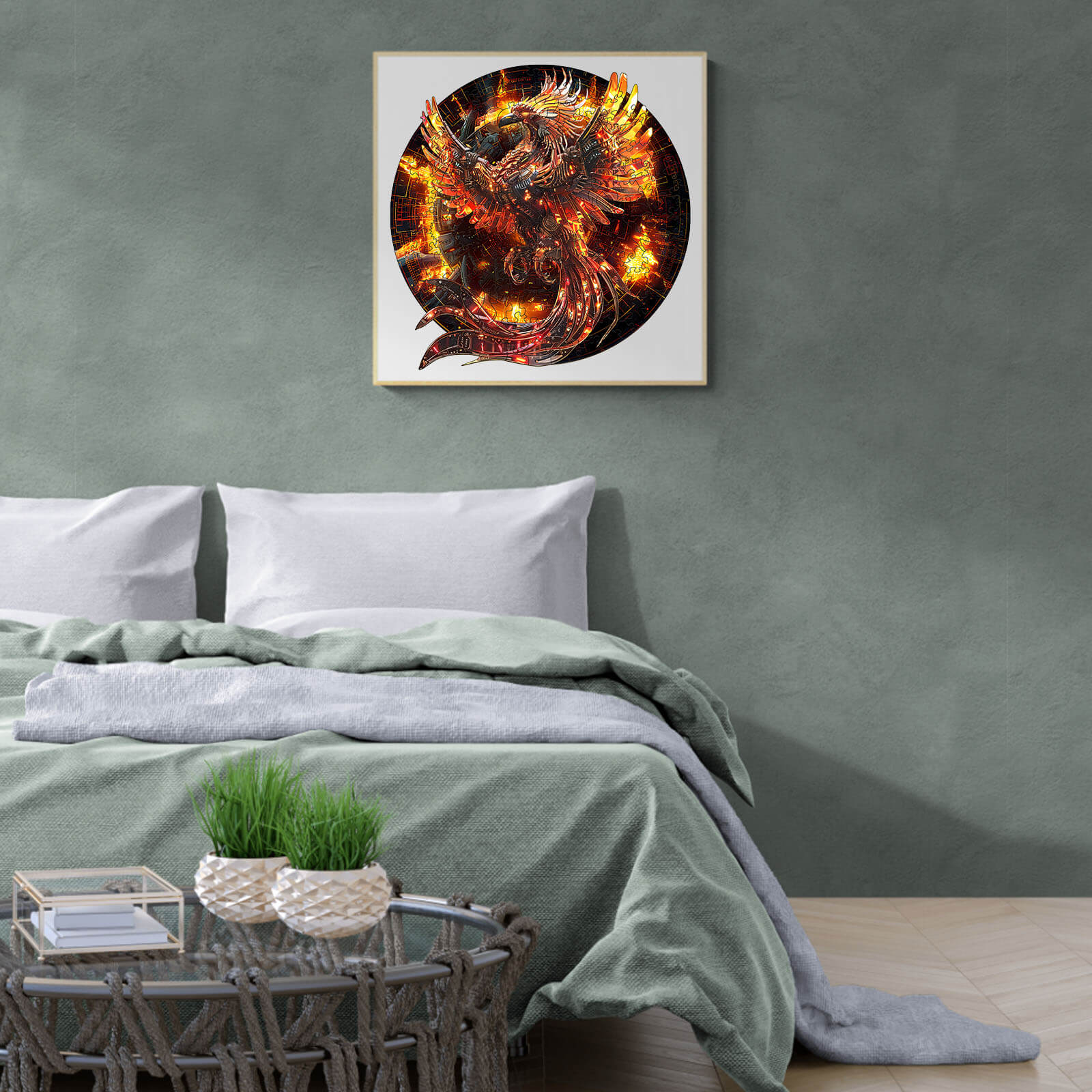 Mechanical Phoenix Wooden Jigsaw Puzzle