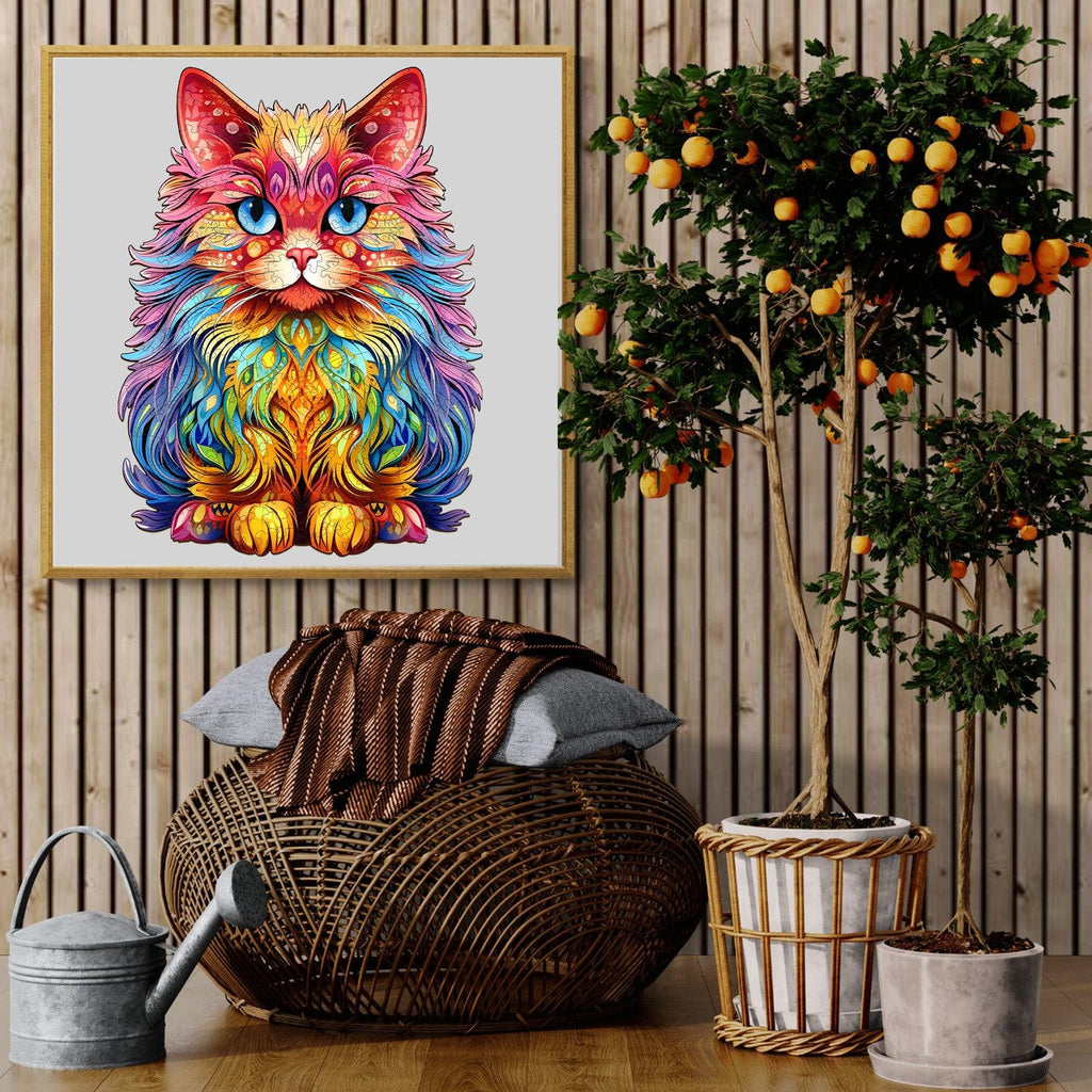 Persian Cat-3 Wooden Jigsaw Puzzle
