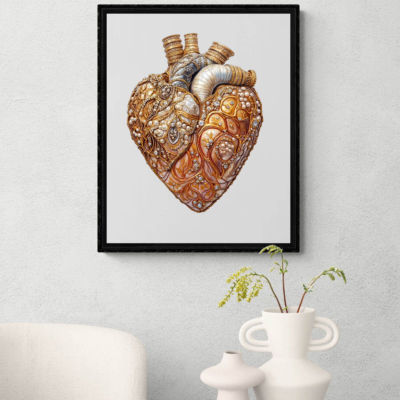 3D Jewel Heart Wooden Jigsaw Puzzle