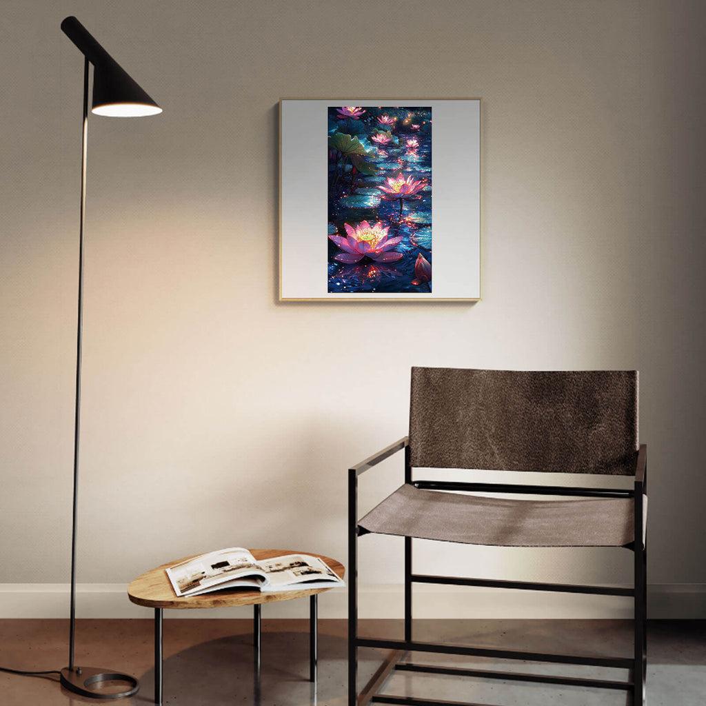 Moon Lotus Wooden Jigsaw Puzzle