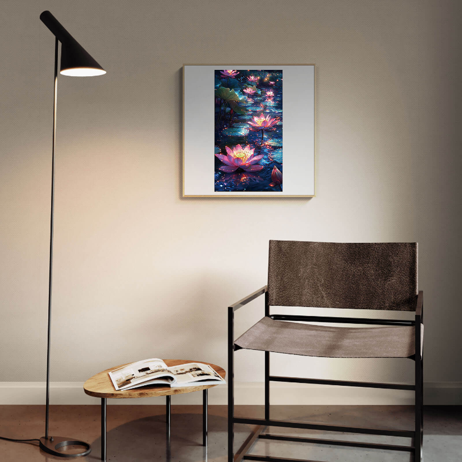 Moon Lotus Wooden Jigsaw Puzzle