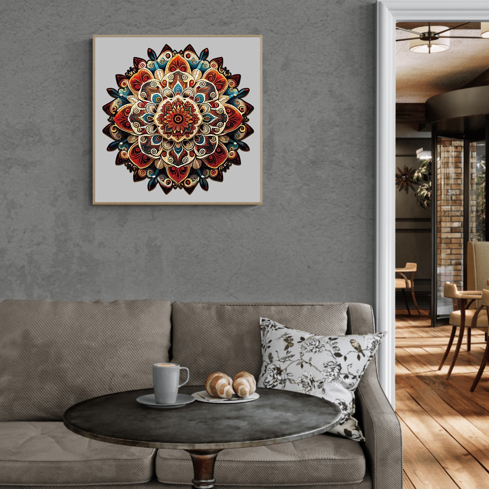 Mandala-6 Wooden Jigsaw Puzzle