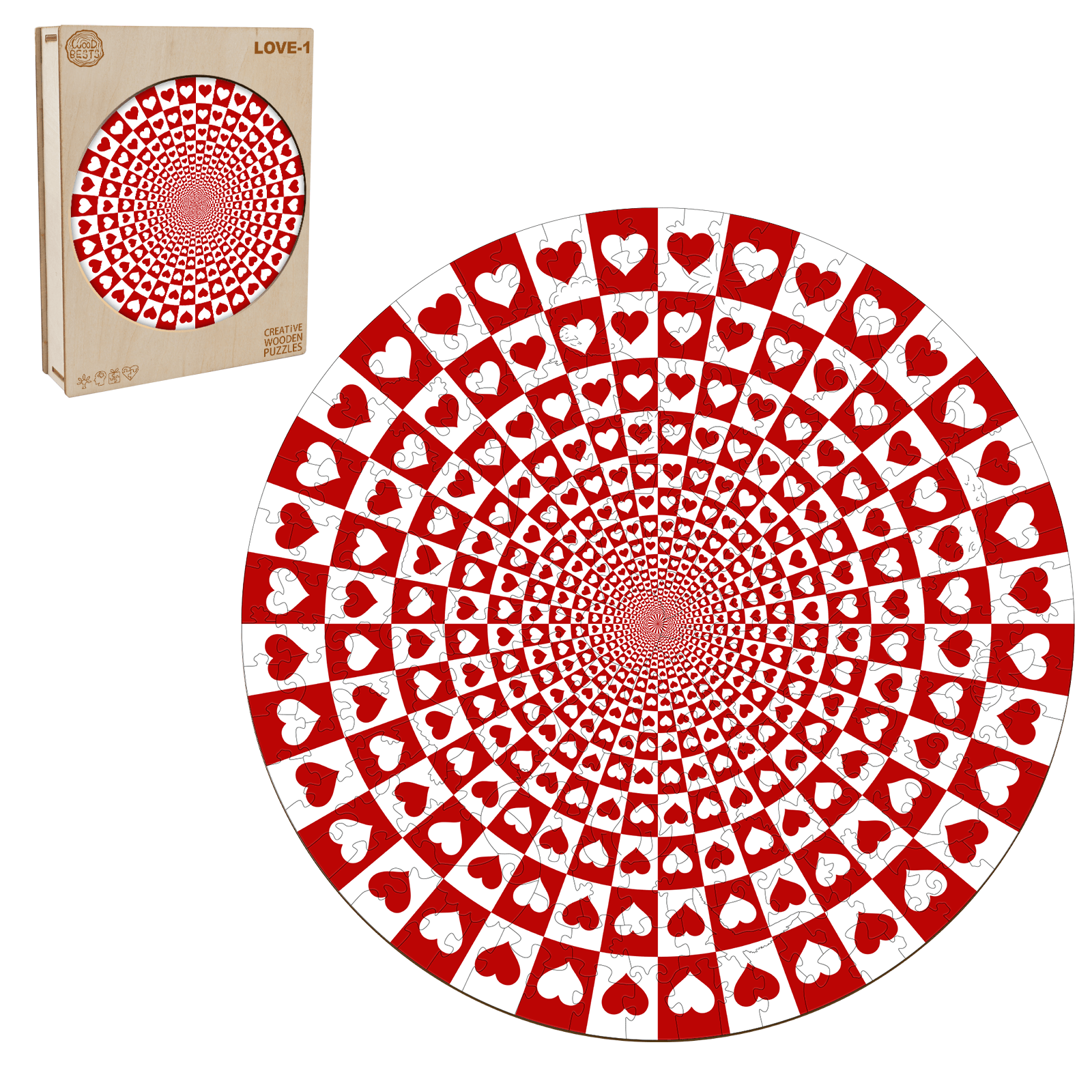 Love-1 Wooden Jigsaw Puzzle